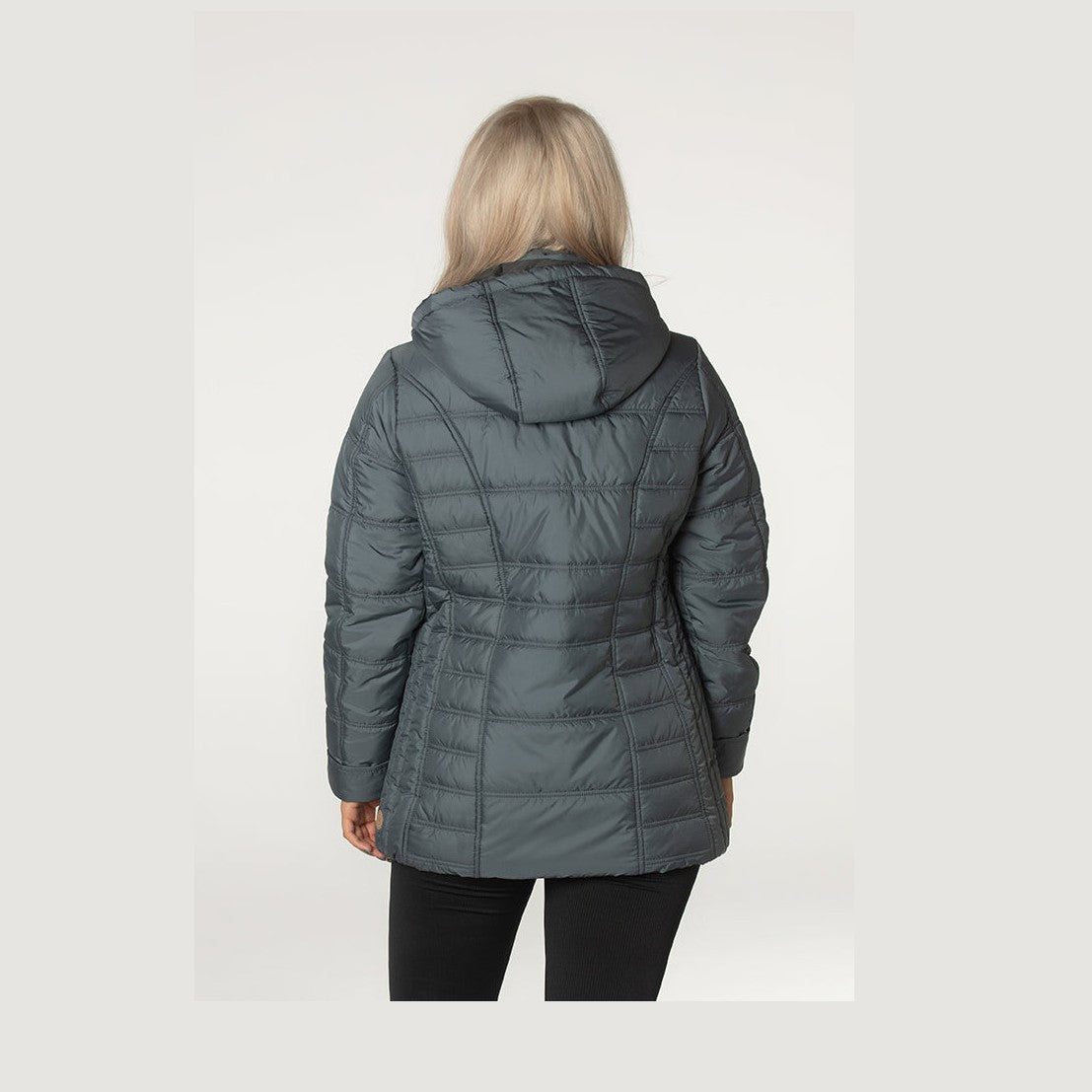 Windfield / Danwear Calina Vinterjakker 2129 Blue note/Grey