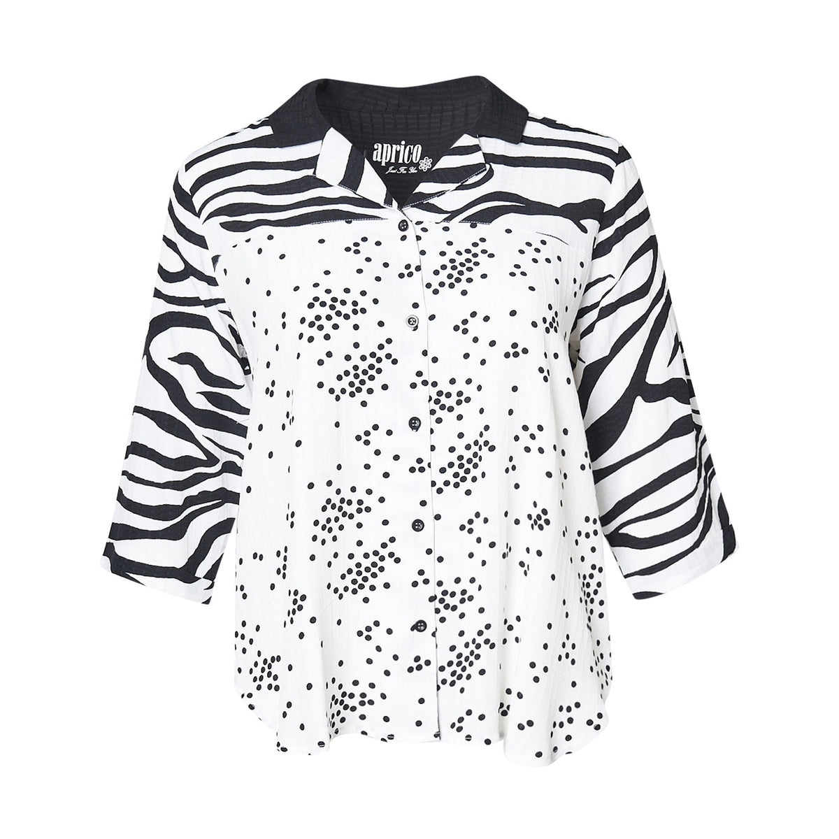 Aprico Cartland Skjortebluser 9999 BLACK