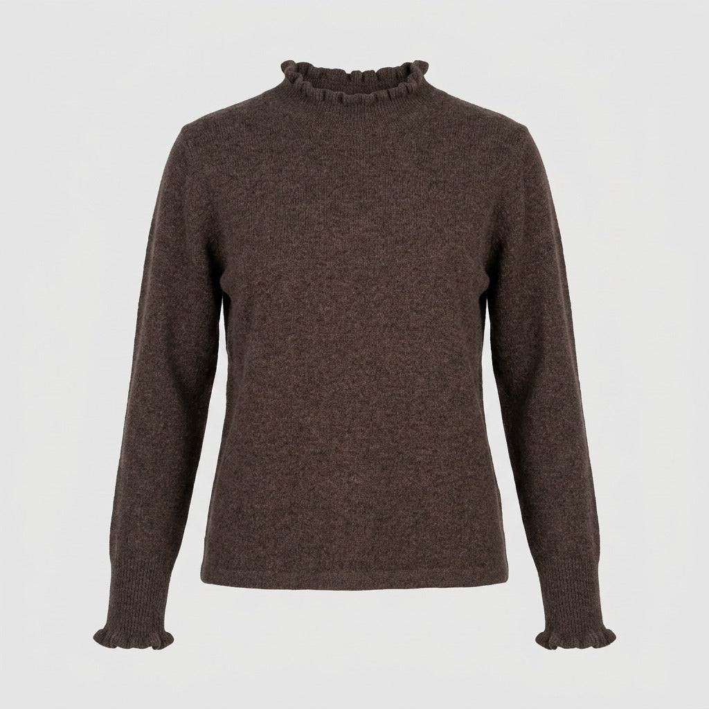 Lind Cassandra Knit Pullover 1500 BROWN