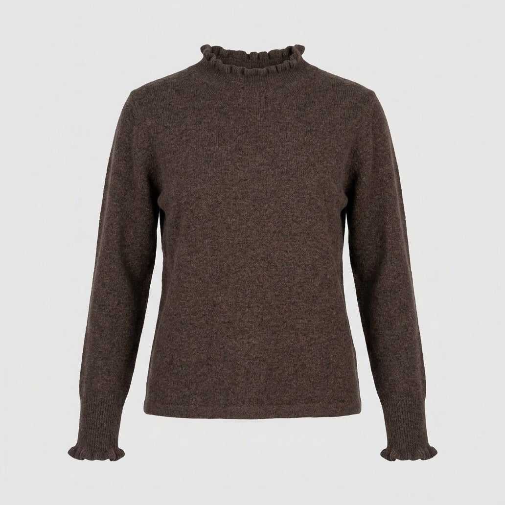 Lind Cassandra Knit Pullover 1500 BROWN