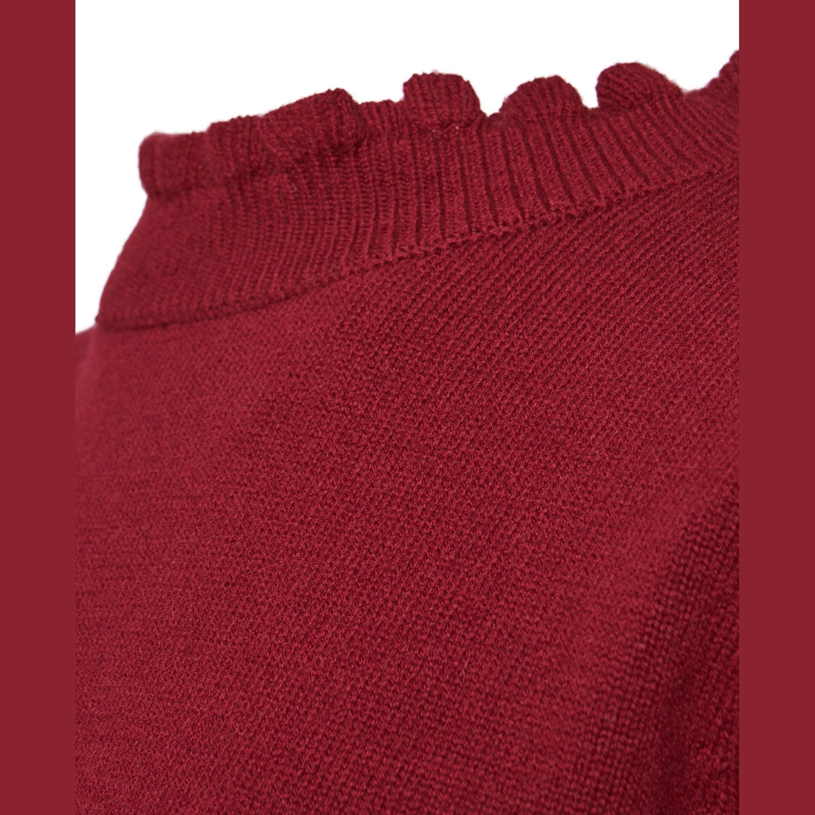 Lind Cassandra Knit Pullover 2655 ruby red