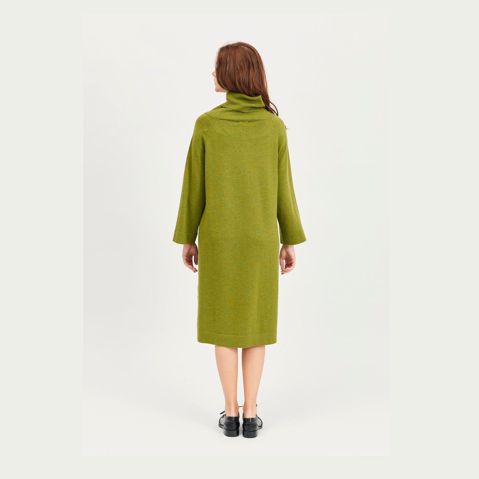 Lind Charlotte Knit Dress 19410 Apple green melange