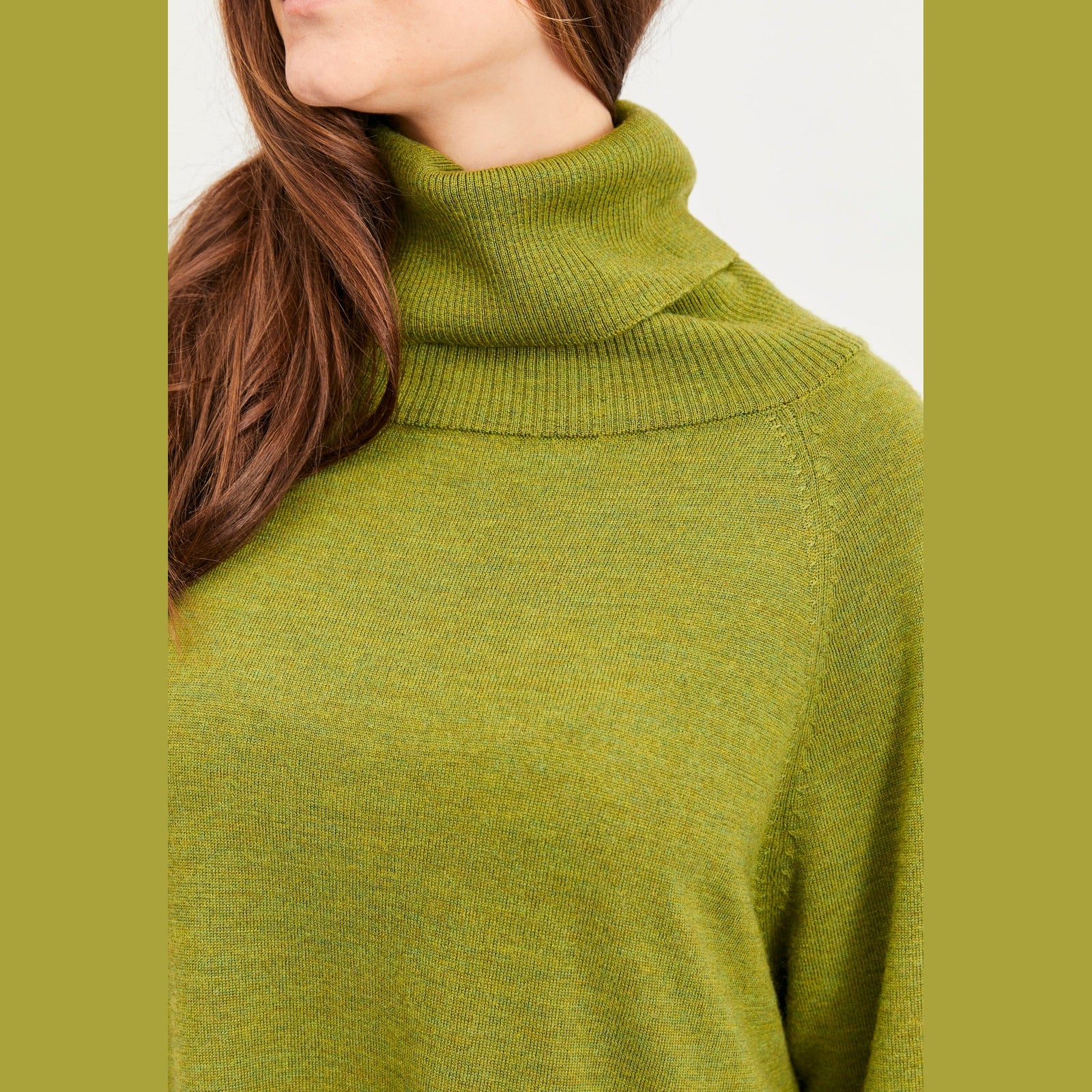 Lind Charlotte Knit Dress 19410 Apple green melange