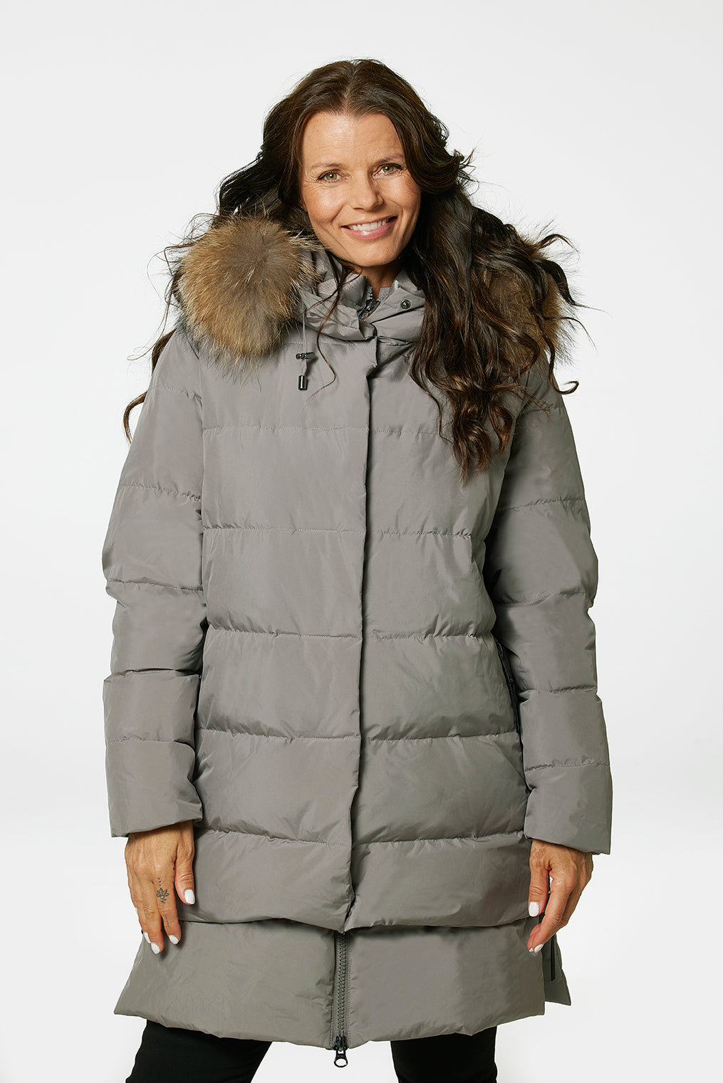 Windfield / Danwear Claudia Vinterjakker 02 Sand.