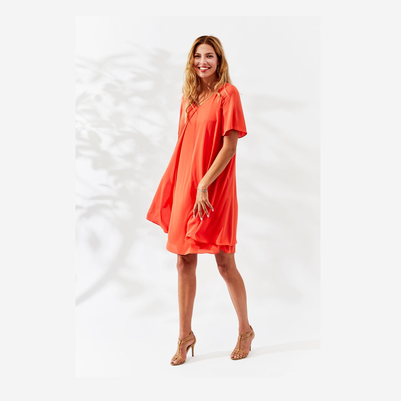 Elinette ELAmora Kjoler 1245 Sunset Orange