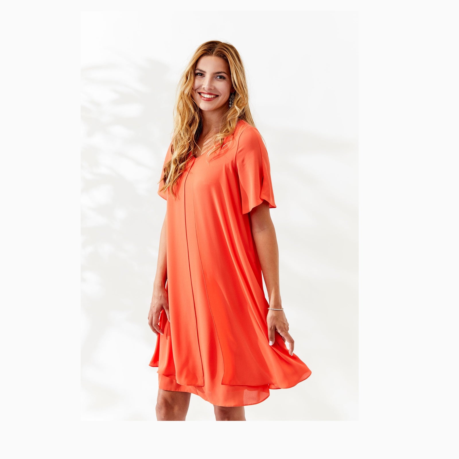 Elinette ELAmora Kjoler 1245 Sunset Orange