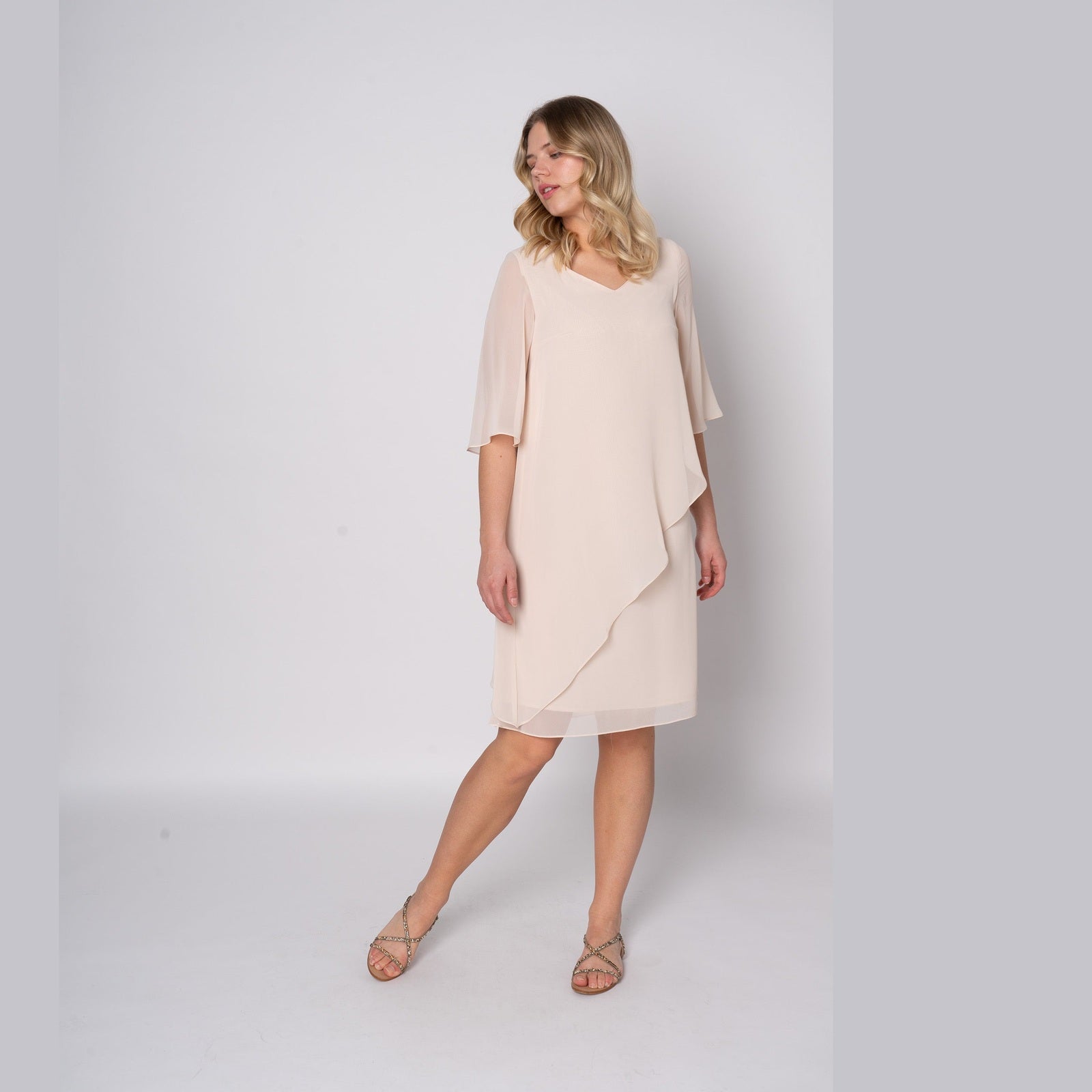 Elinette ELApril Kjoler 1051 Champagne beige