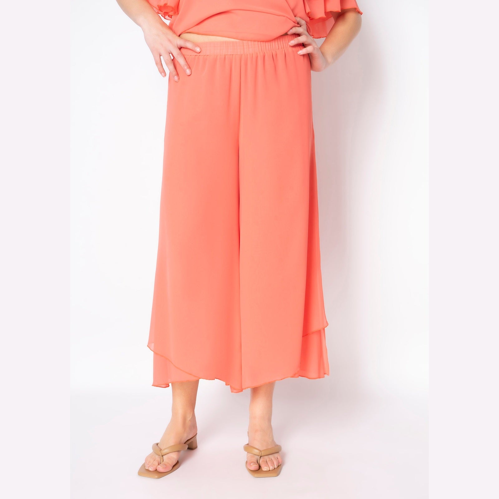 Elinette ELCamilla Bukser 8200 Coral red