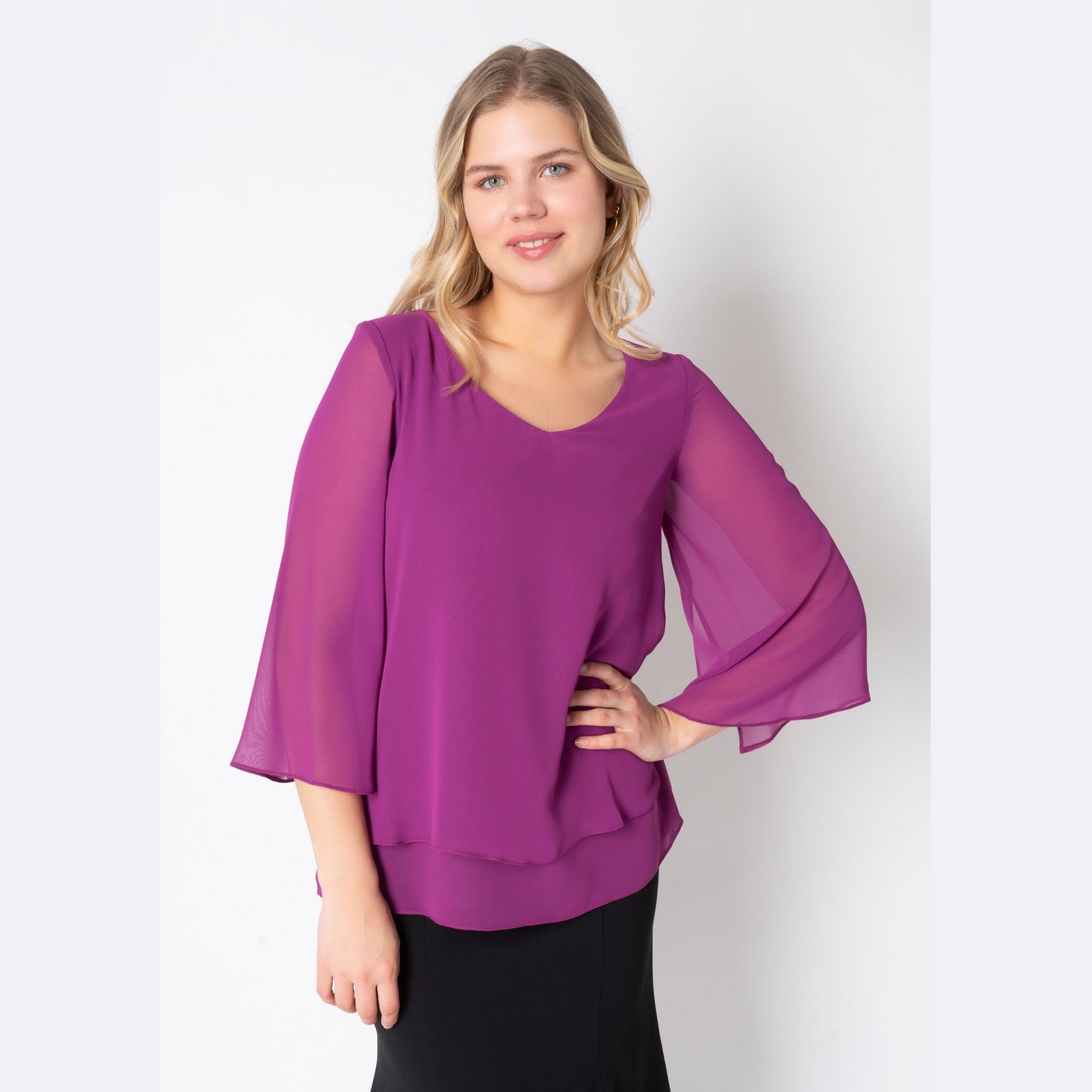 Elinette ELCamma Bluser 6650 burgaville pink