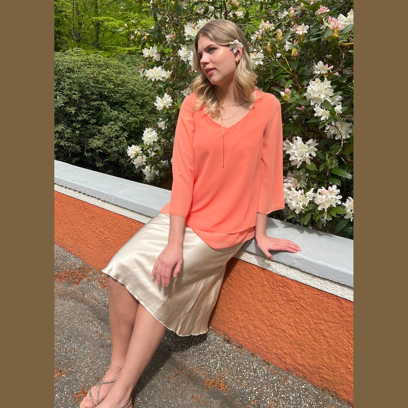 Elinette ELCamma Bluser 8300 Pale Mandarin Orange
