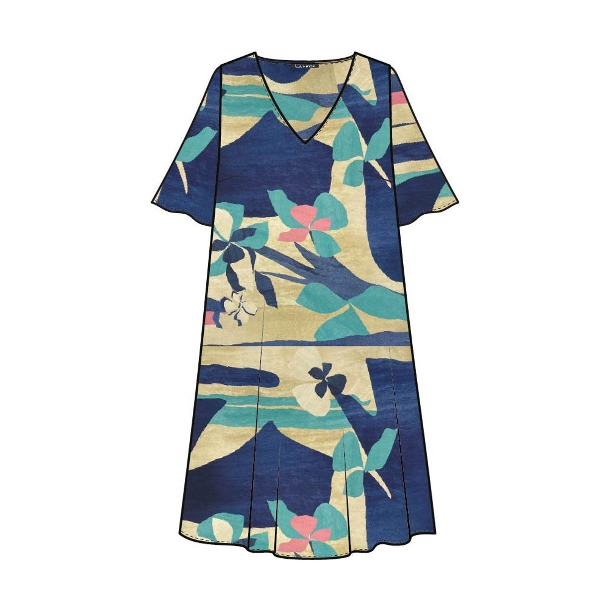 Elinette ELDarma Kjoler 5850 Deep Blue