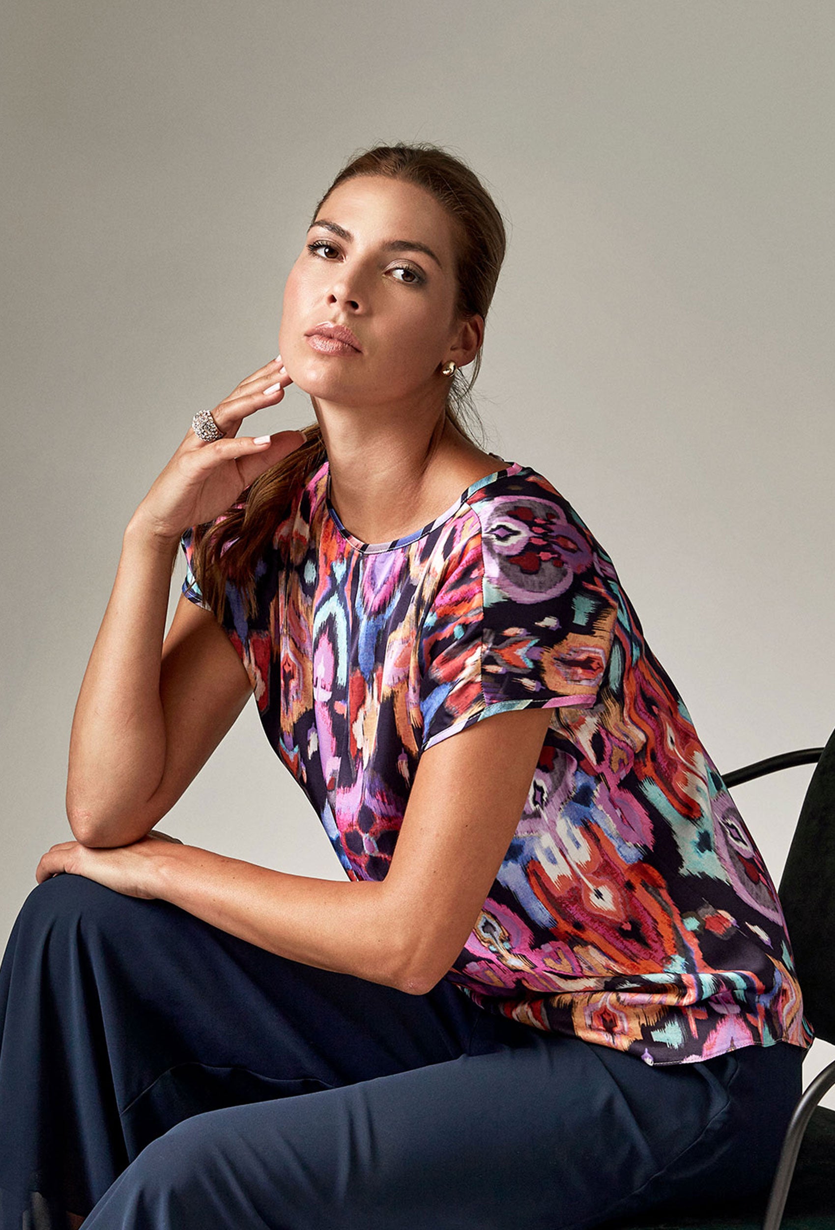 Elinette ELElsemaria Bluser 1999 Multi Color