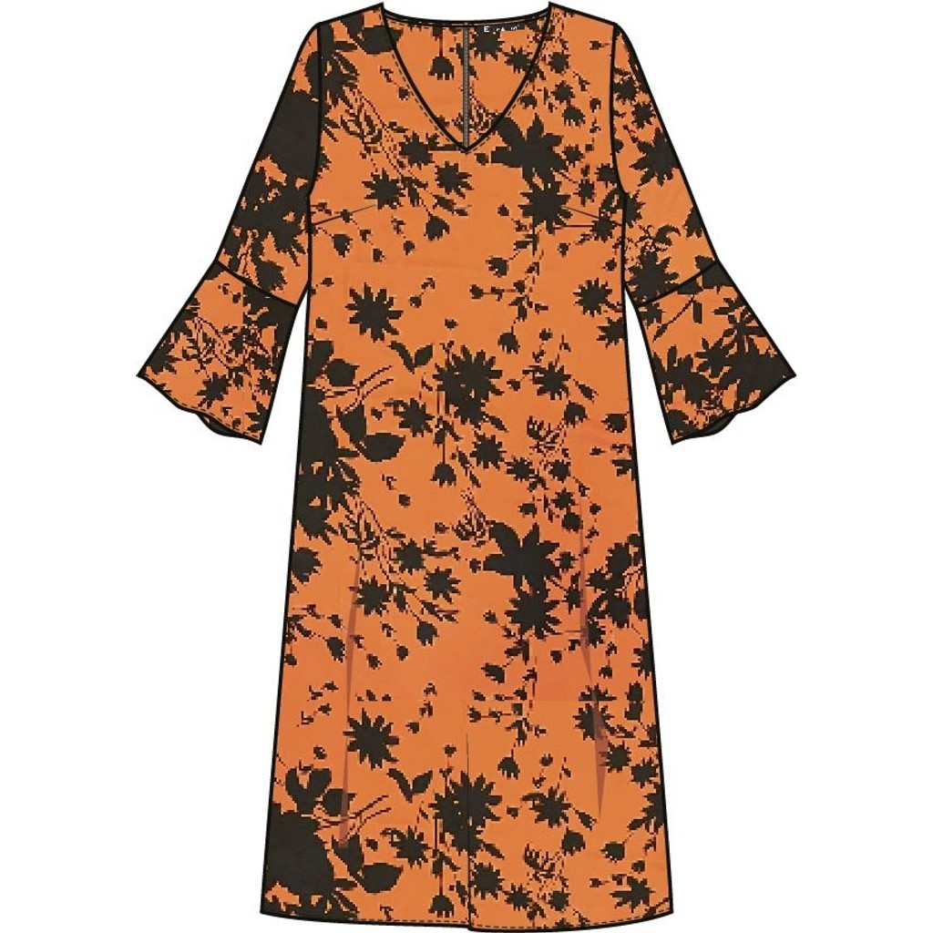 Elinette ELMilda Kjoler 8850 Burned orange