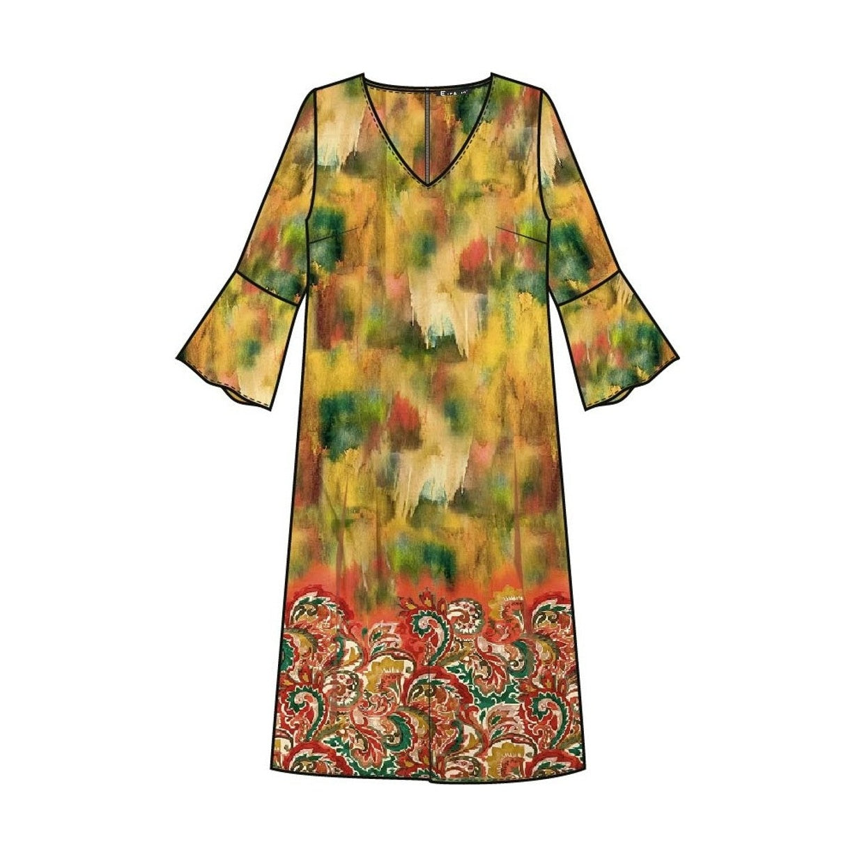 Elinette ELMilda Kjoler 1555 MULTI COLOR