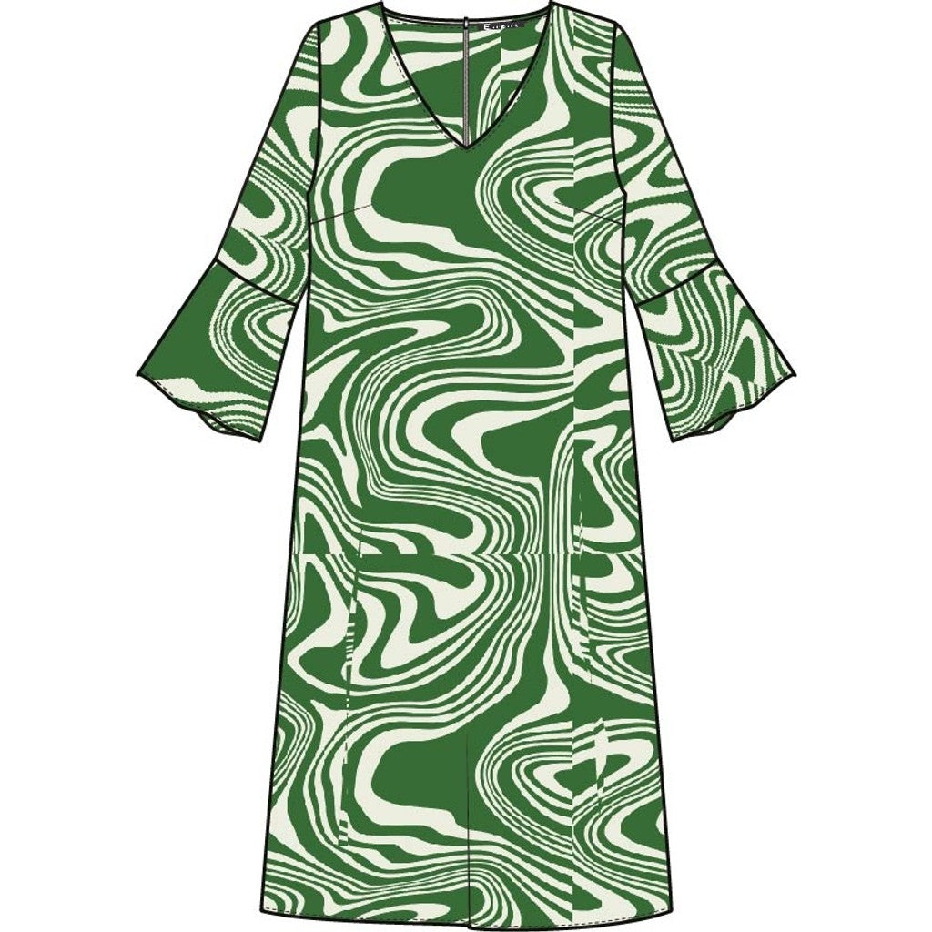 Elinette ELMilda Kjoler 3700 Pesto green