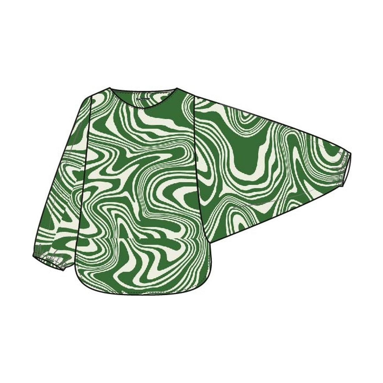 Elinette ELNetta Bluser 3700 Pesto green