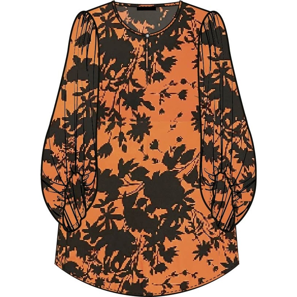 Elinette ELSimona Bluser 8850 Burned orange