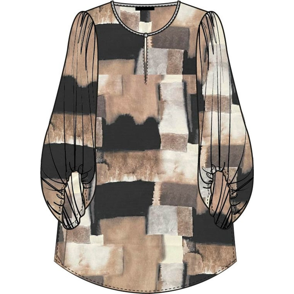 Elinette ELSimona Bluser 1300 Taupe