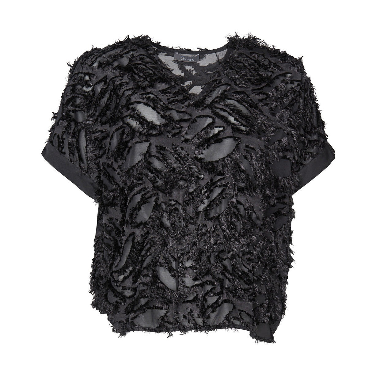 ETKae Festlig sort bluse