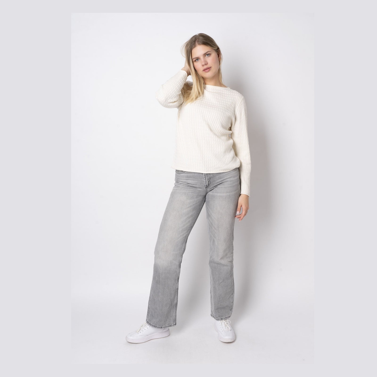 Lind ETAchaia Knit Pullover 1000 OFF WHITE