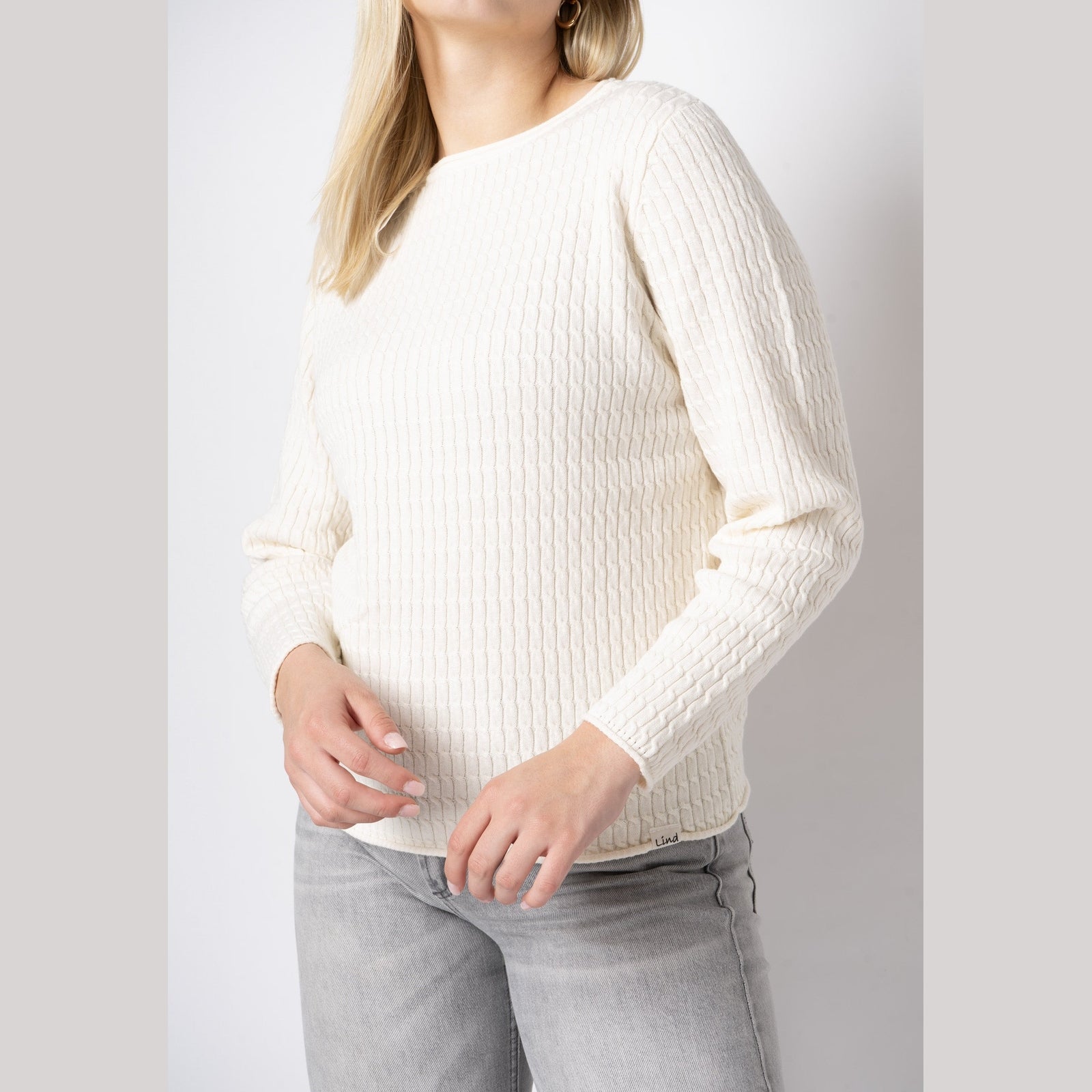 Lind ETAchaia Knit Pullover 1000 OFF WHITE