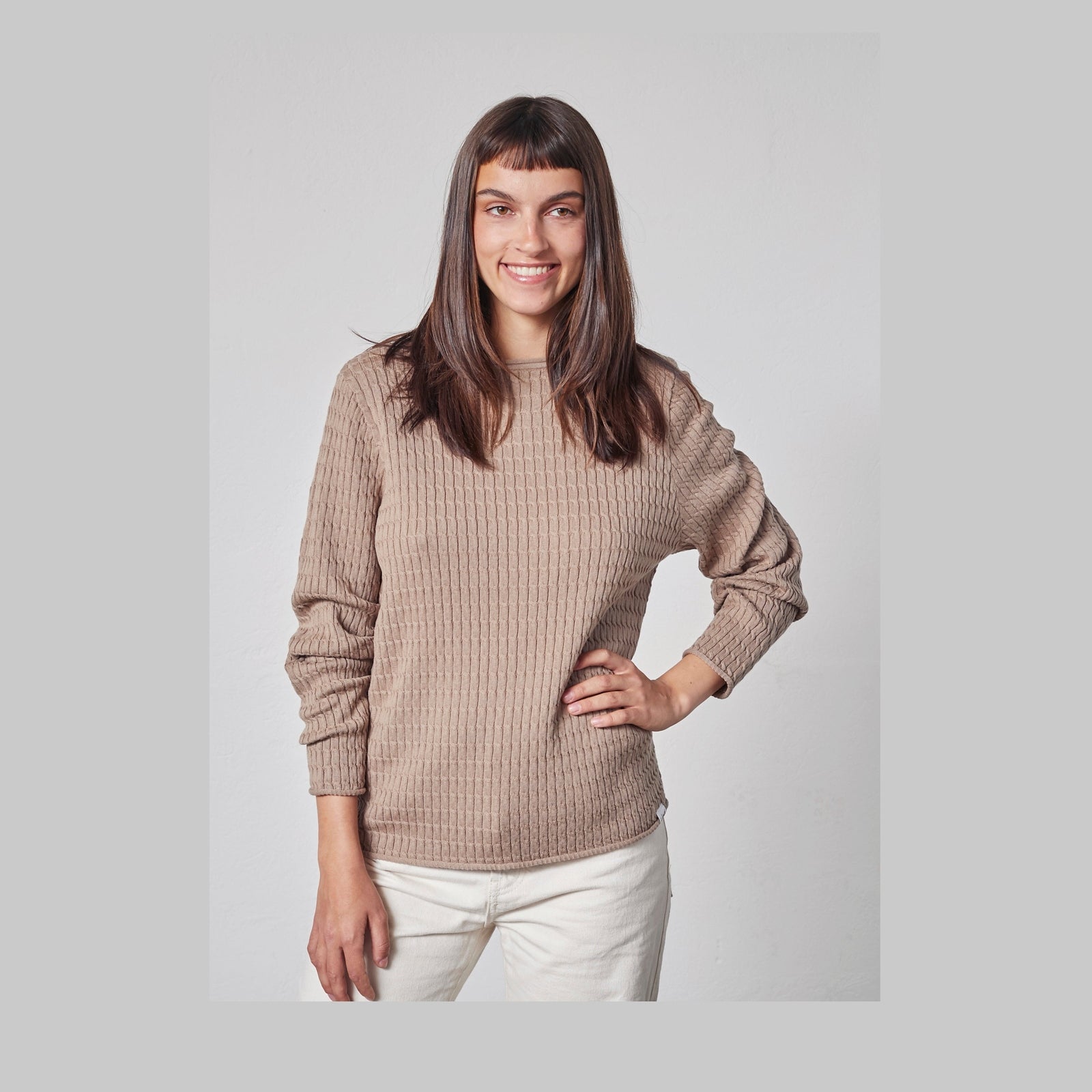 Lind ETAchaia Knit Pullover 1315 Taupe
