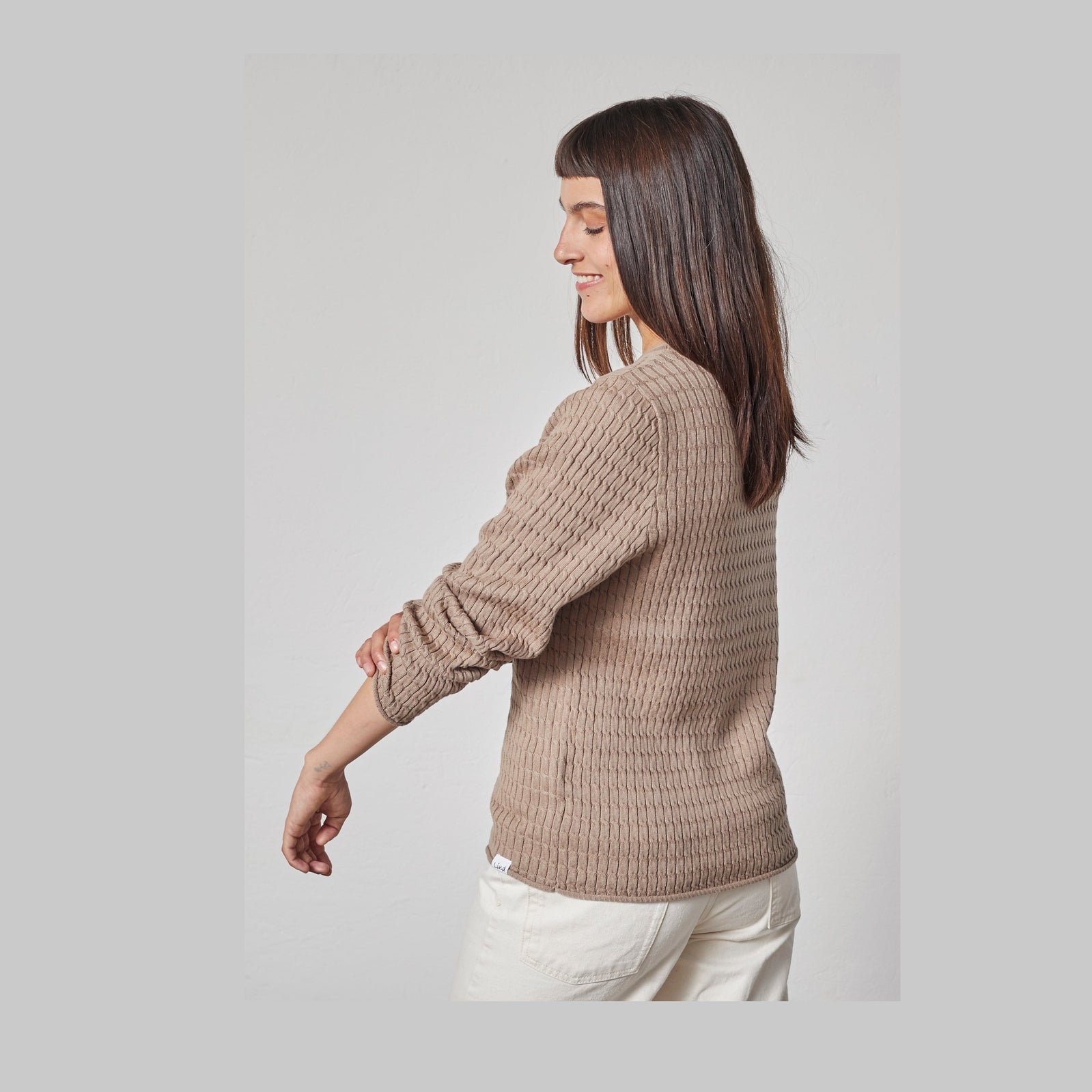 Lind ETAchaia Knit Pullover 1315 Taupe