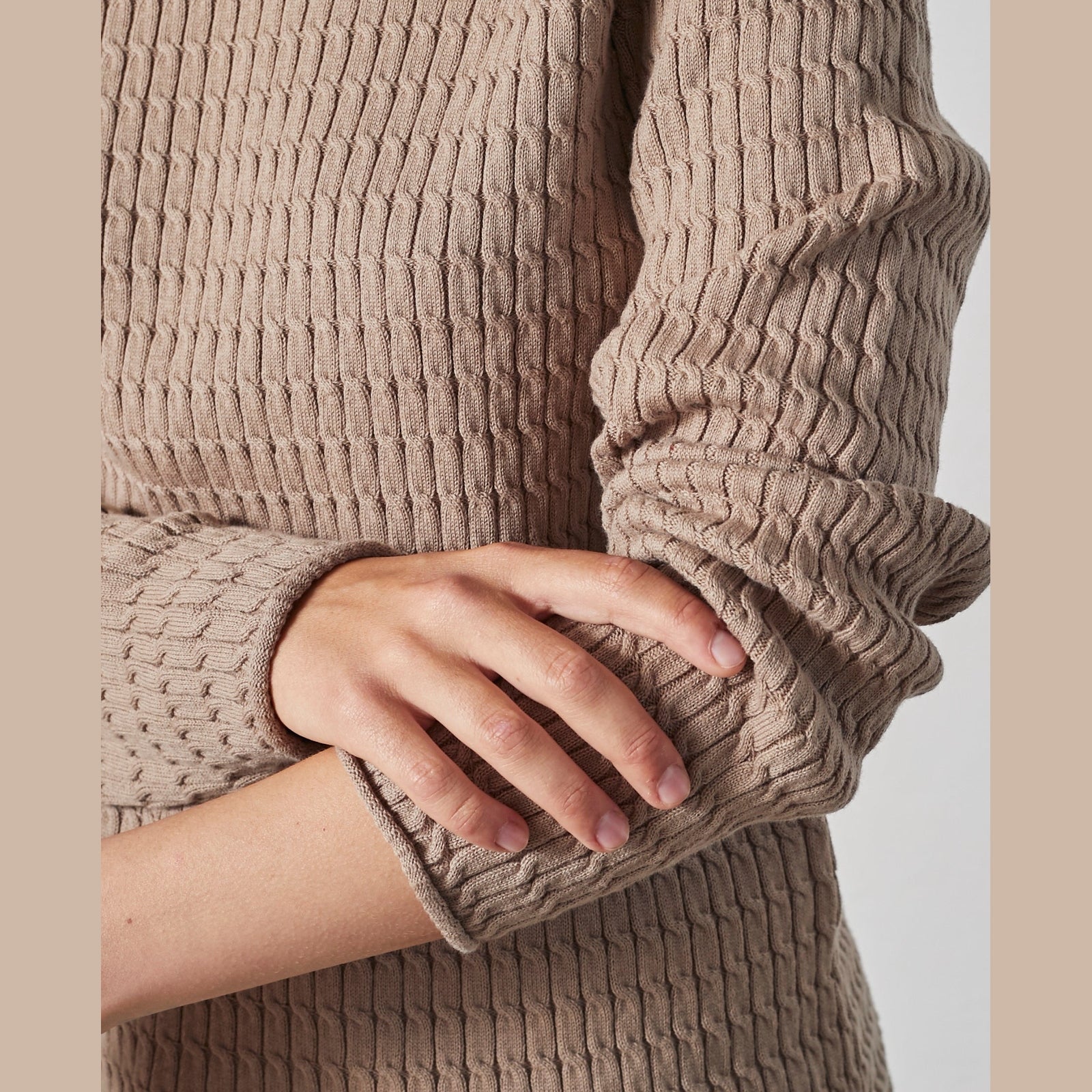 Lind ETAchaia Knit Pullover 1315 Taupe