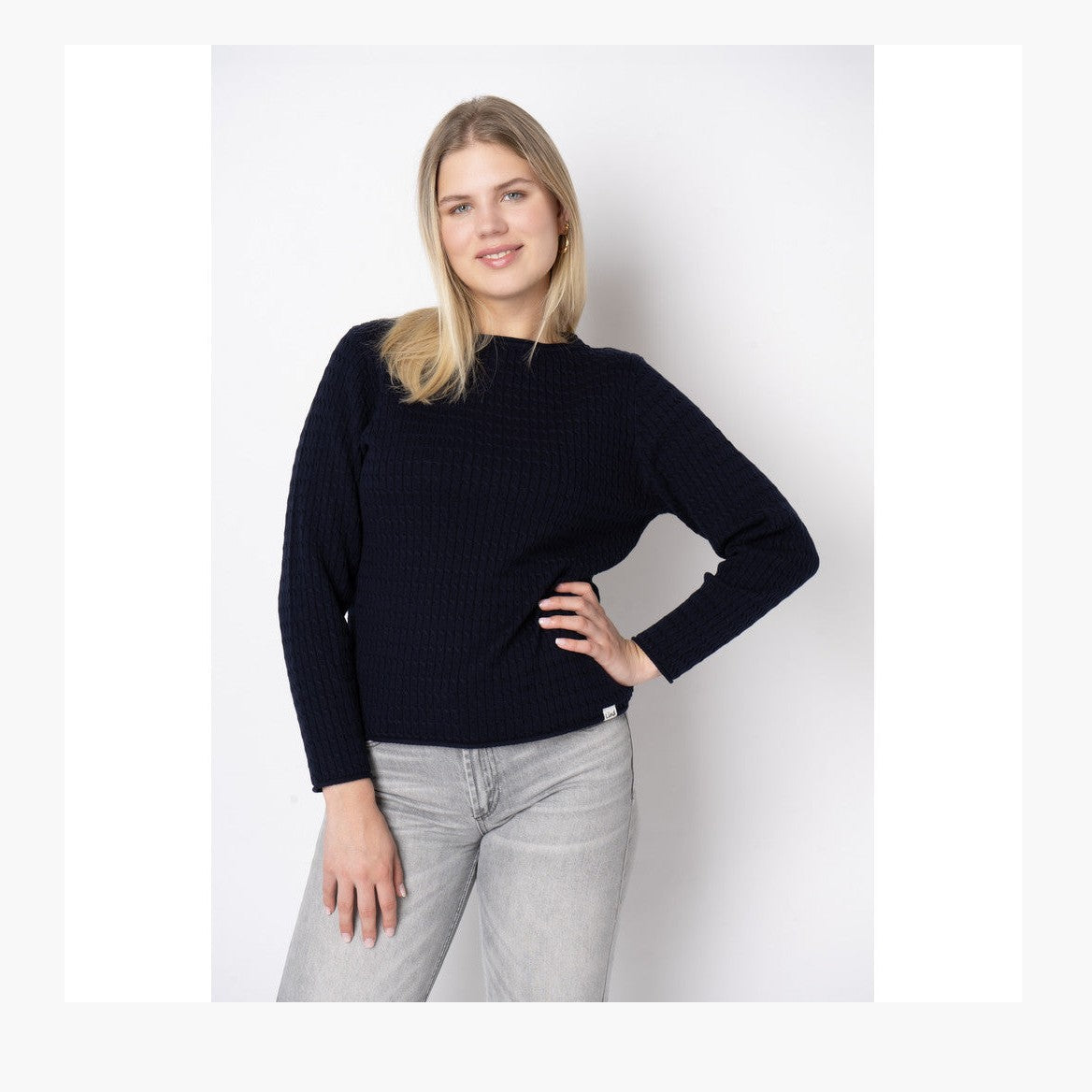 Lind ETAchaia Knit Pullover 5999 NAVY BLUE