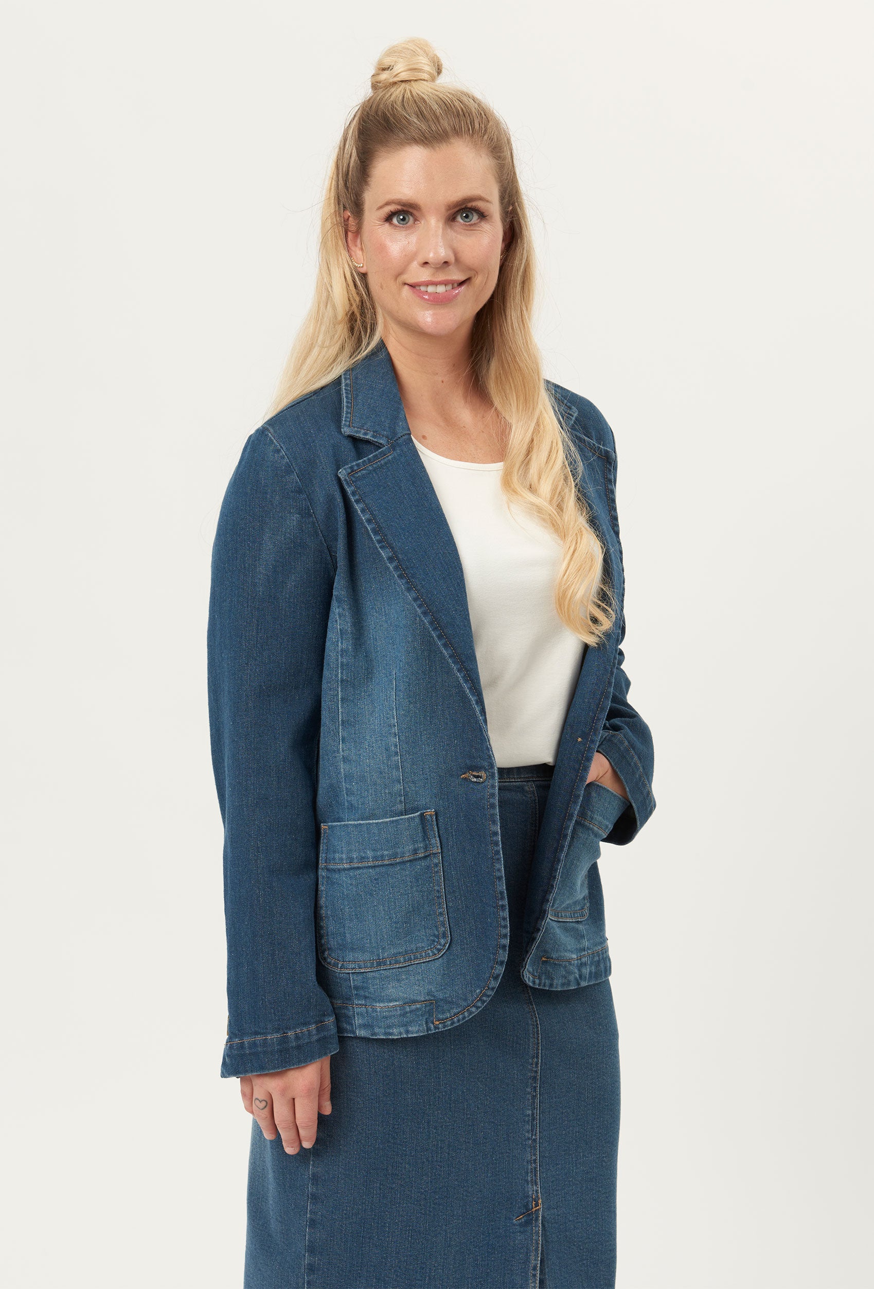 Elton ETEva Blazer 052 Denim Blue