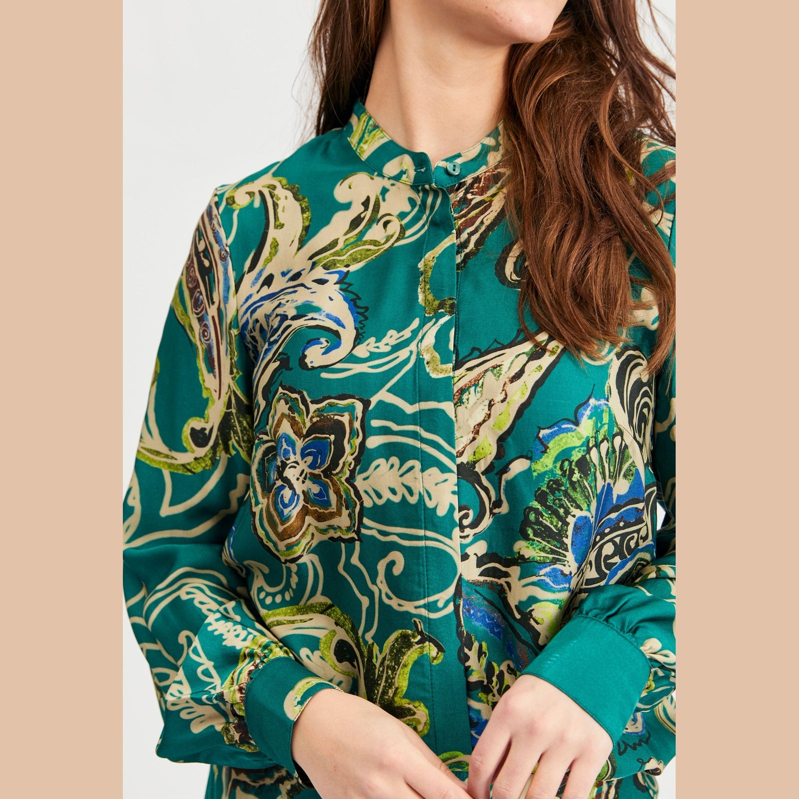 Elton ETGabie Bluser 129 Emerald Green