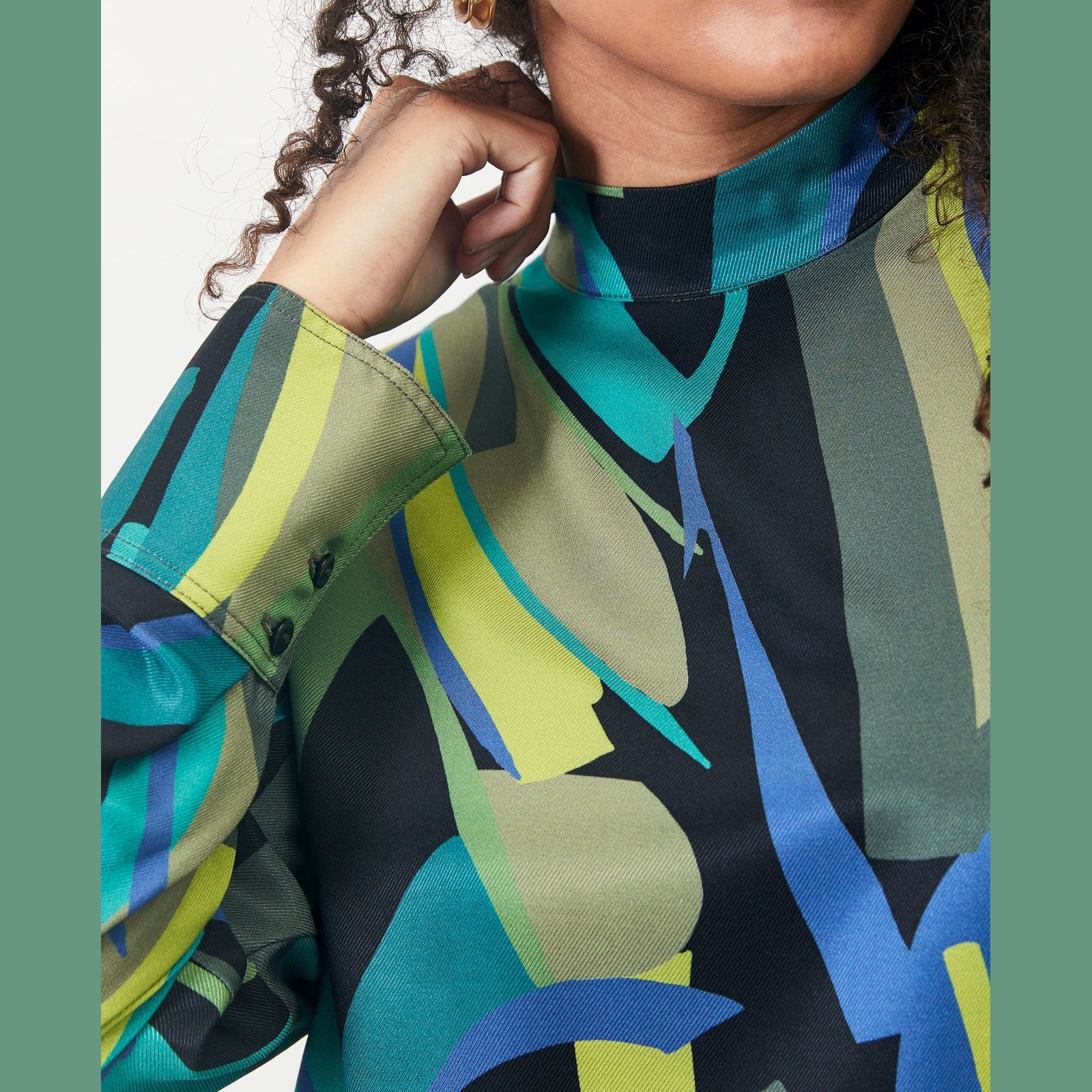 Elton ETGinny Bluser 129 Emerald Green