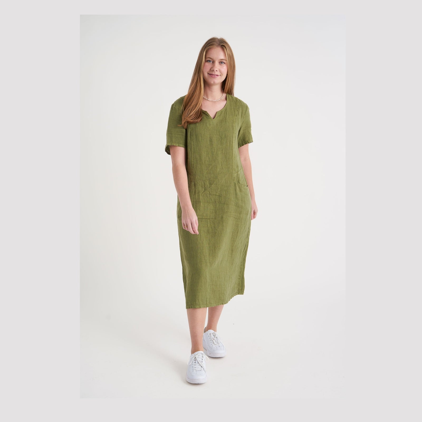 Elton ETHeddi Kjoler 062 Olive green