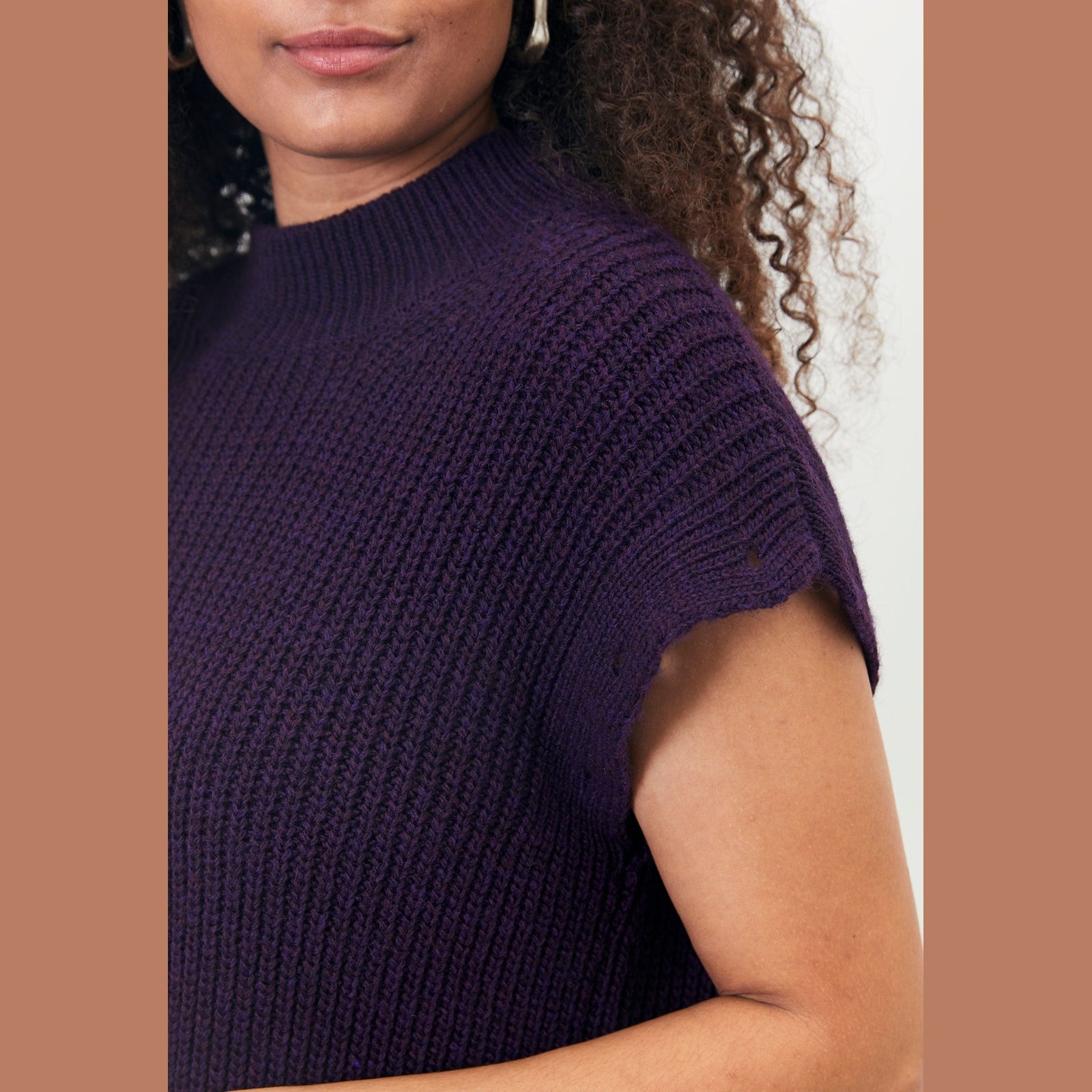 Elton ETHibba Knit Pullover 028 Purple