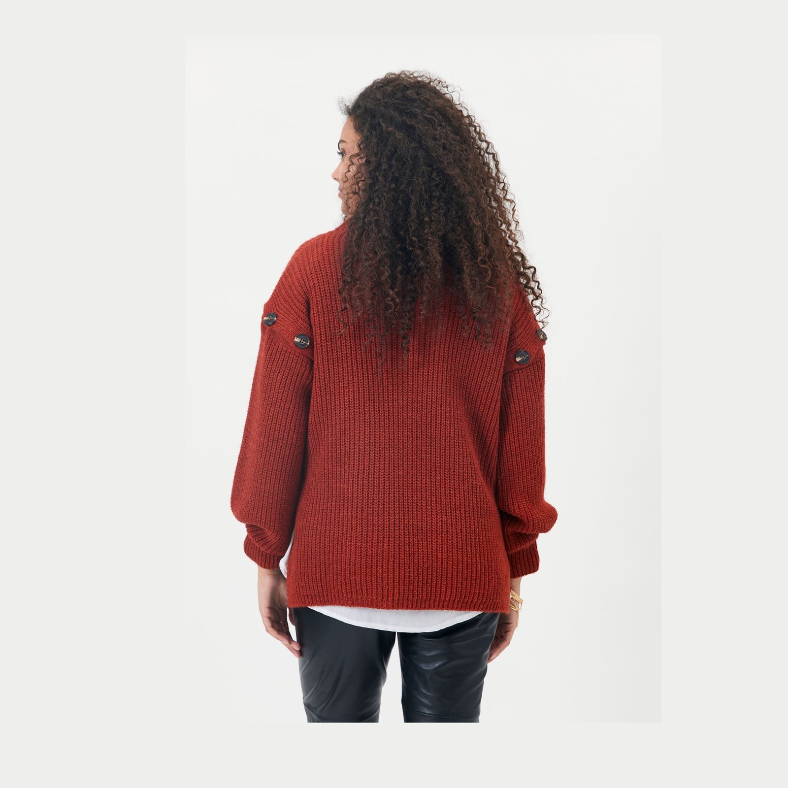 Elton ETHibba Knit Pullover 093 Dark Orange