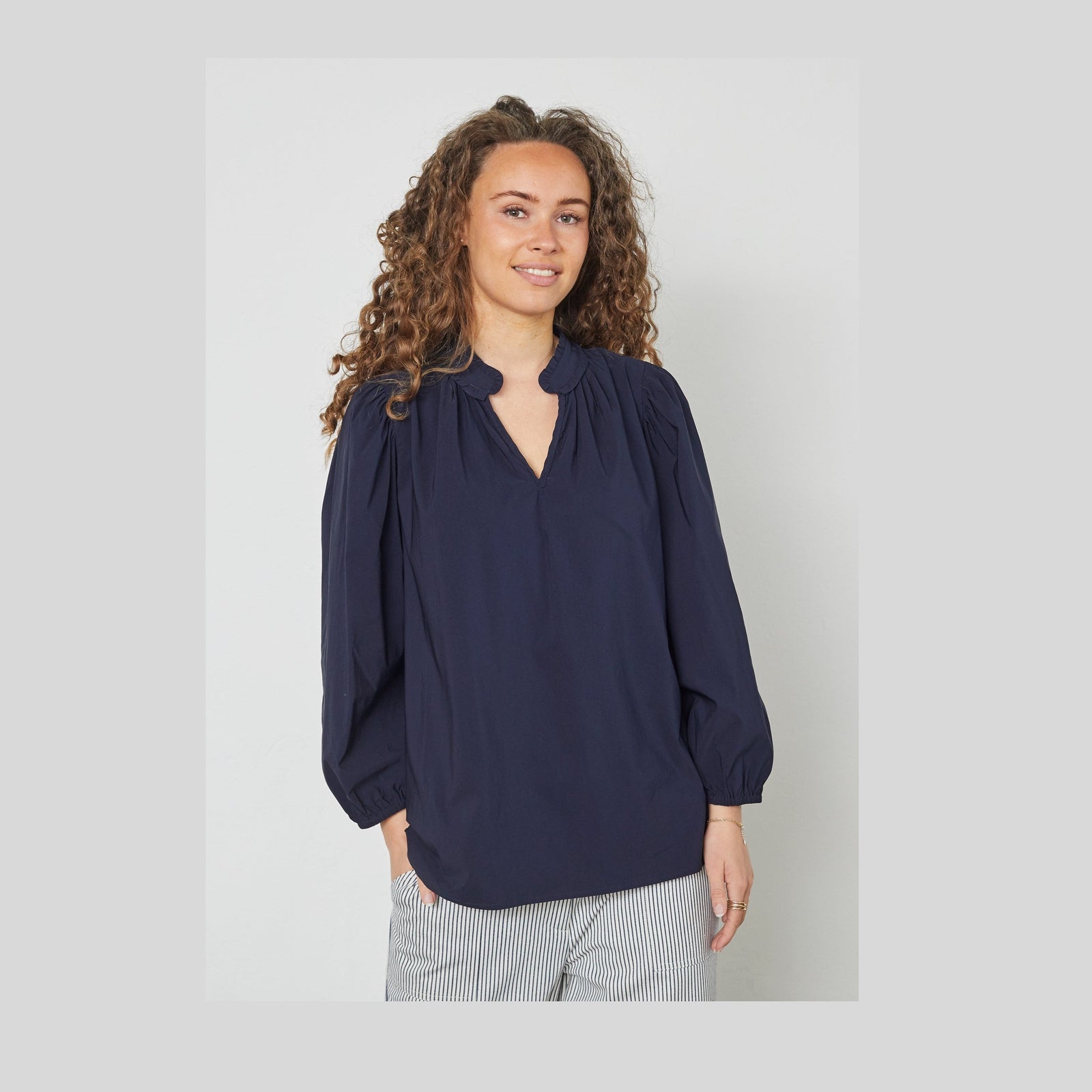 Elton ETKif Bluser 5999 NAVY BLUE