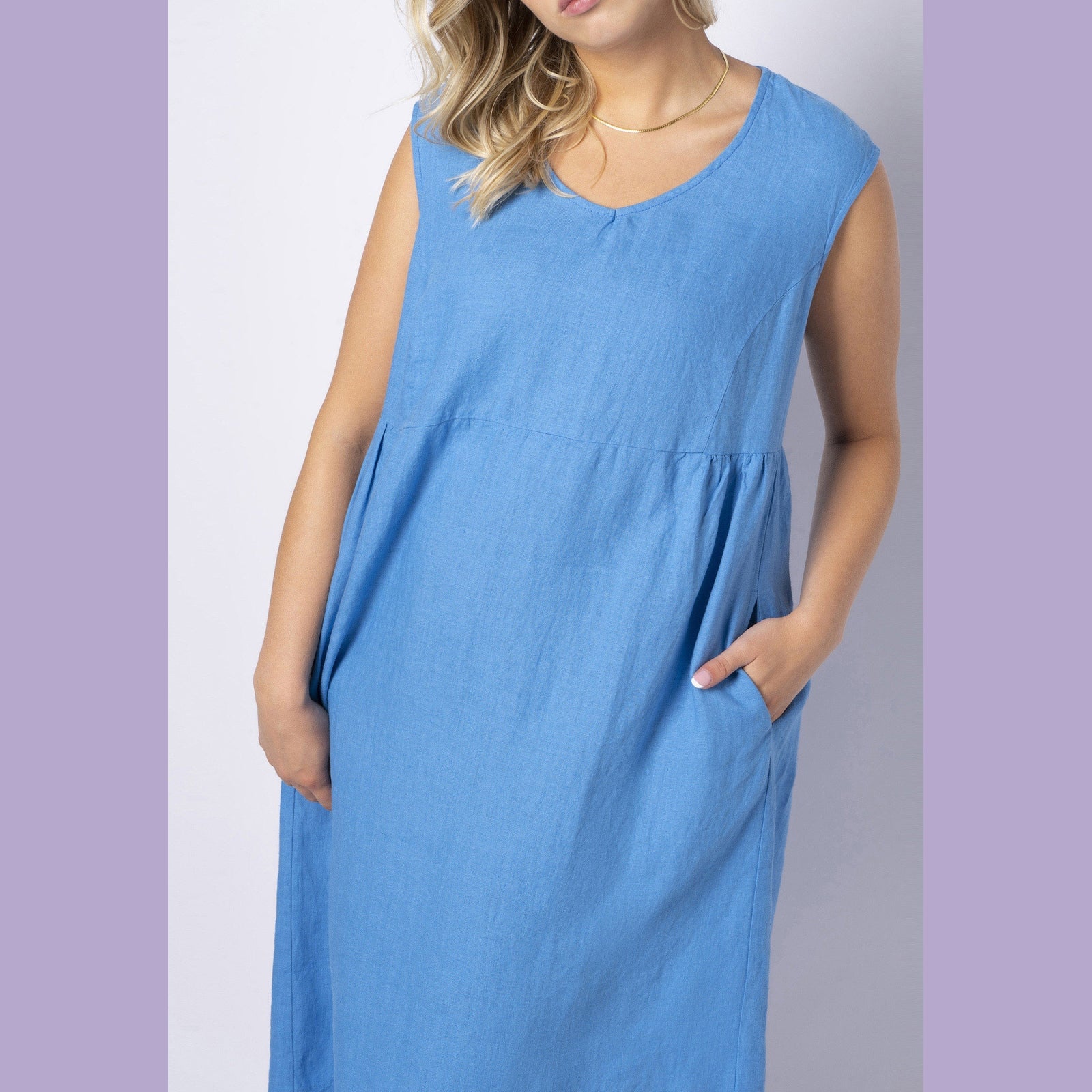 Elton ETLarisa Kjoler 140 Sapphire blue