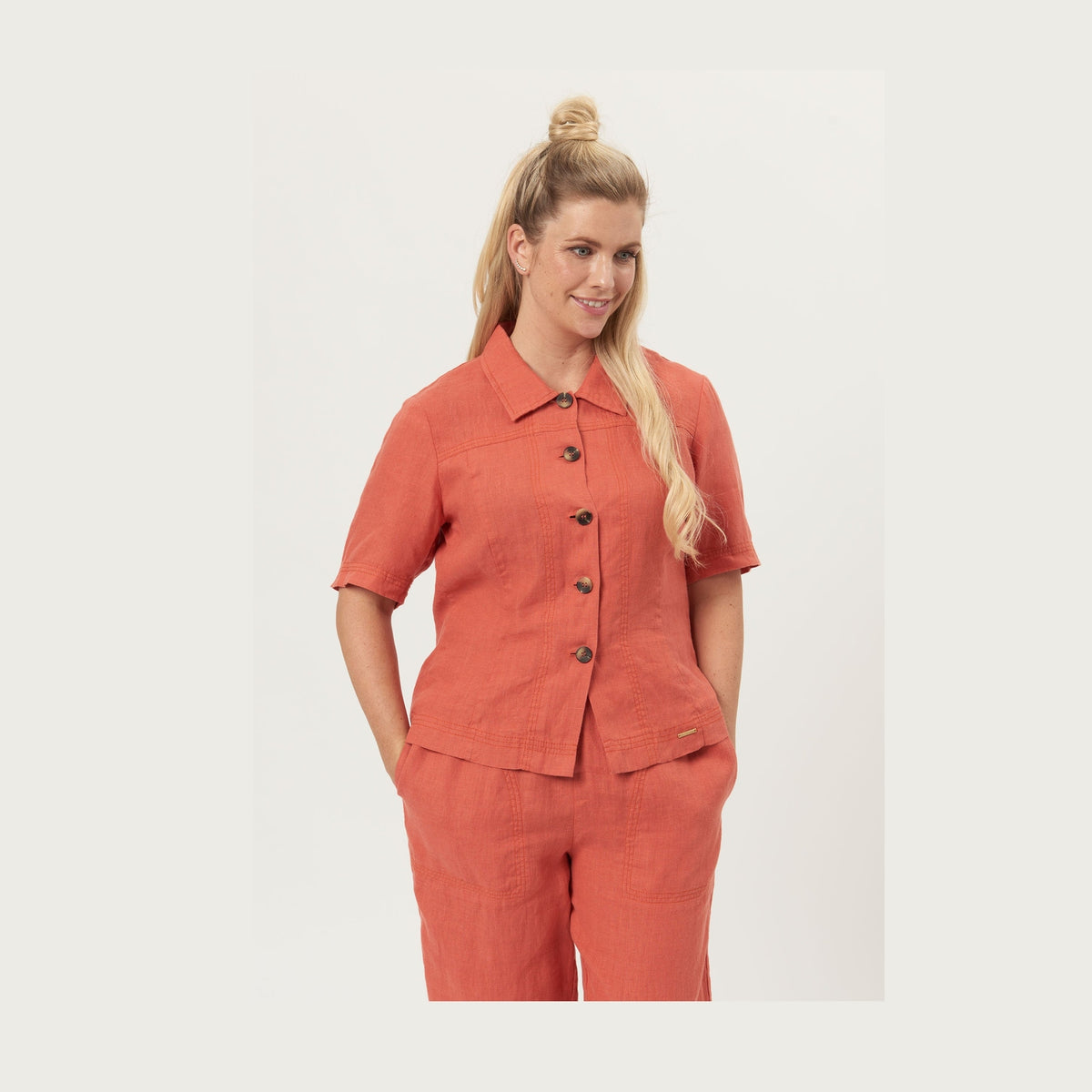 Elton ETLaura Bluser 281 Dark Orange