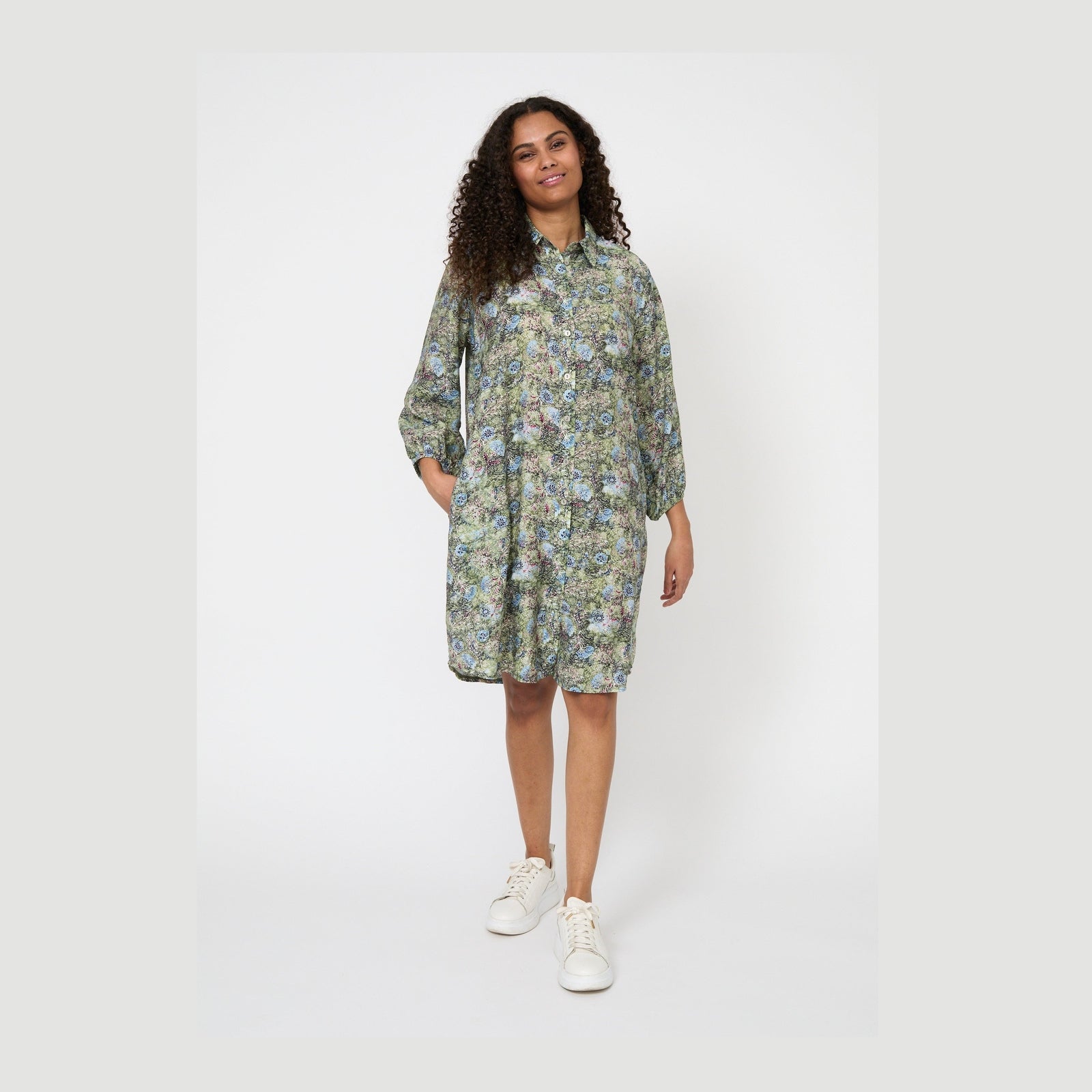 Elton ETLavina Kjoler 3750 Olive Green