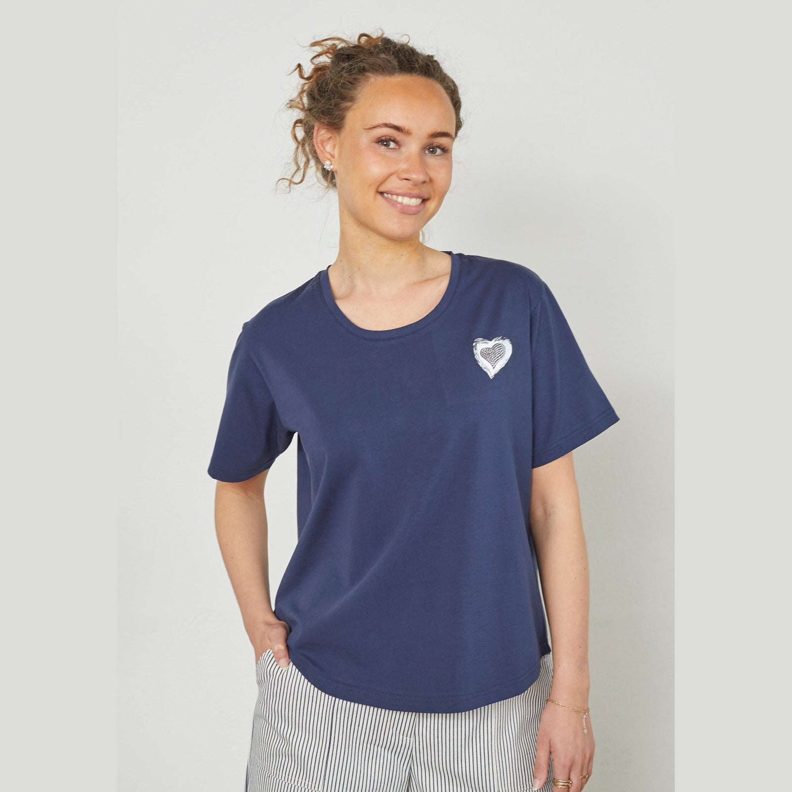 Elton ETLeanna T-Shirt 5999 NAVY BLUE