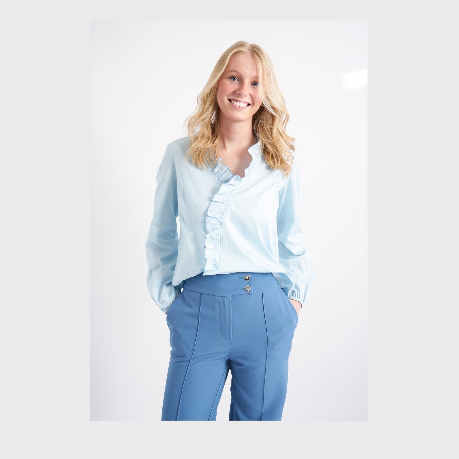 Elton ETLolan Bluser 5005 Dusty pale blue