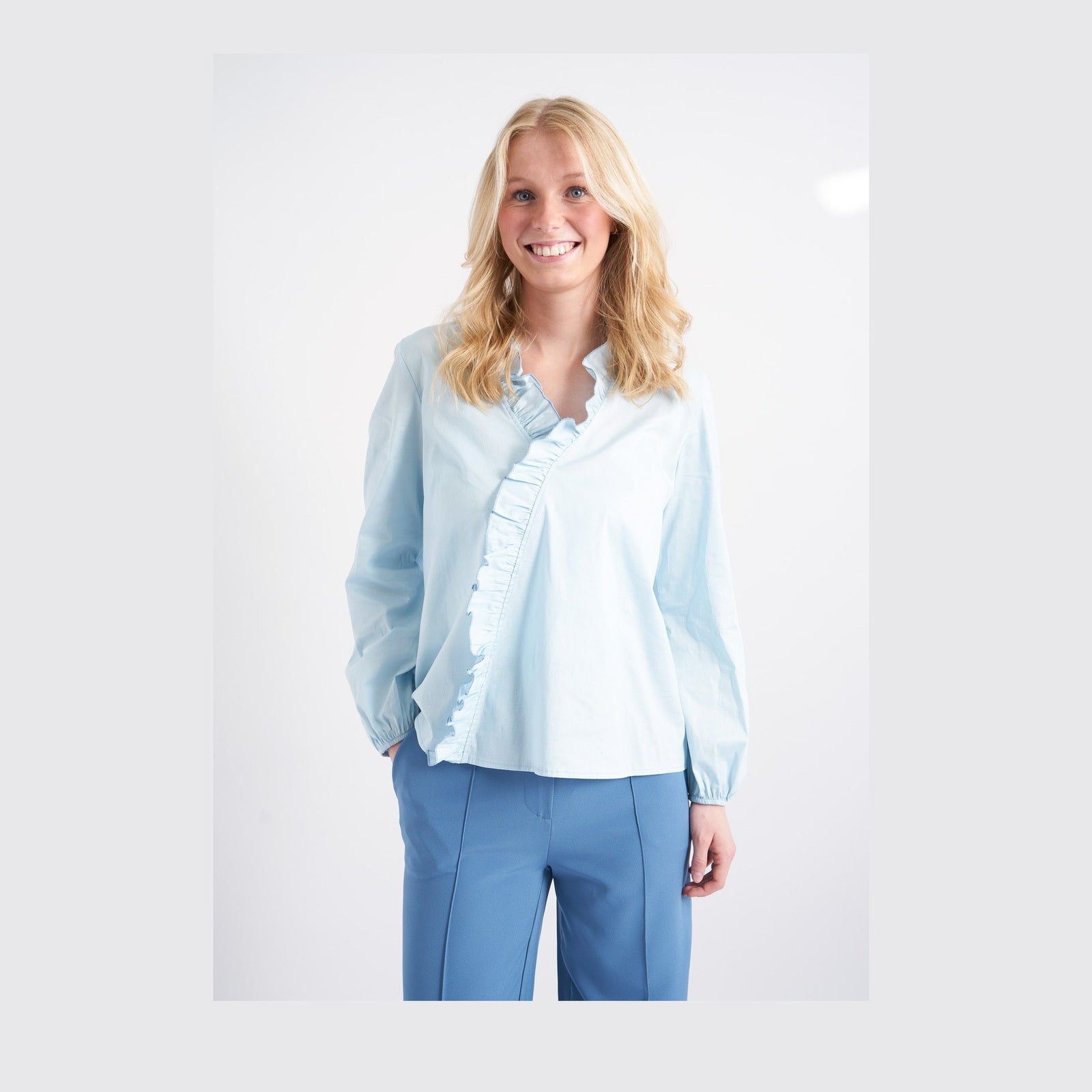 Elton ETLolan Bluser 5005 Dusty pale blue