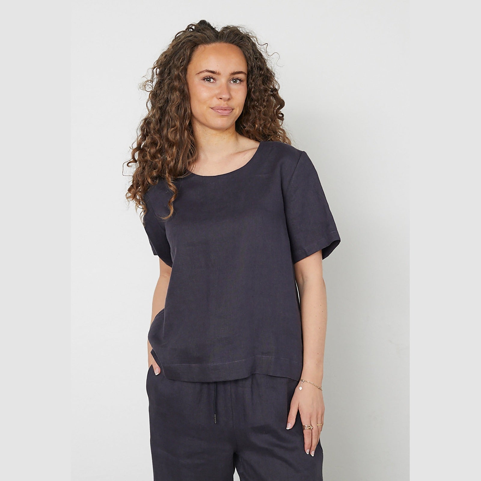 Elton ETLykke Bluser 5999 NAVY BLUE