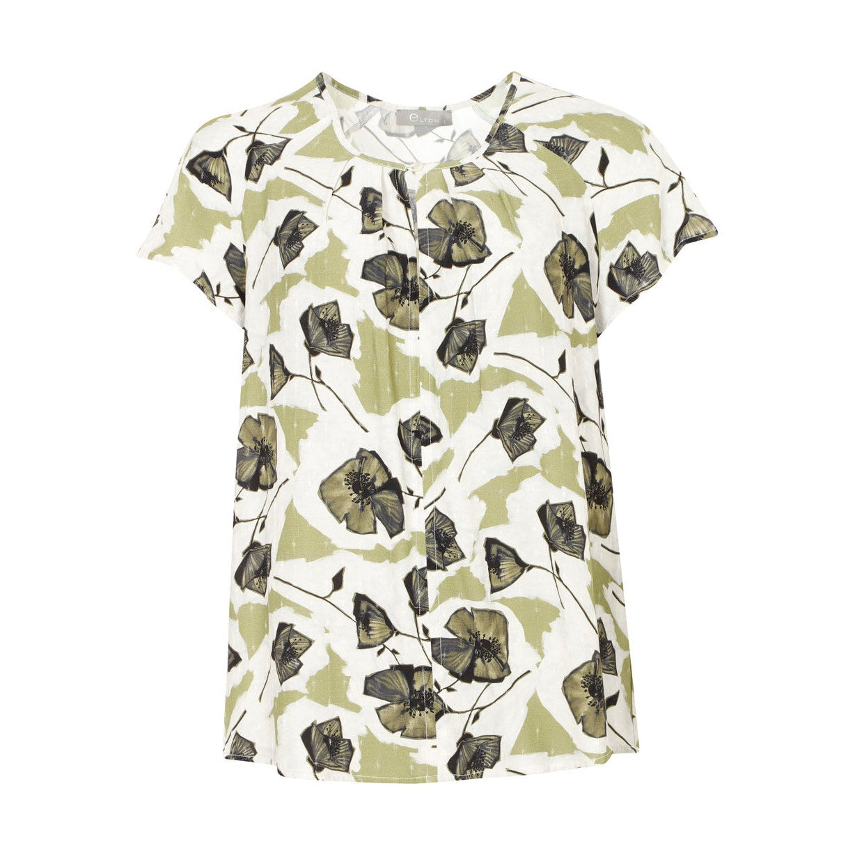 Elton ETMagrethe Bluser 062 Olive green