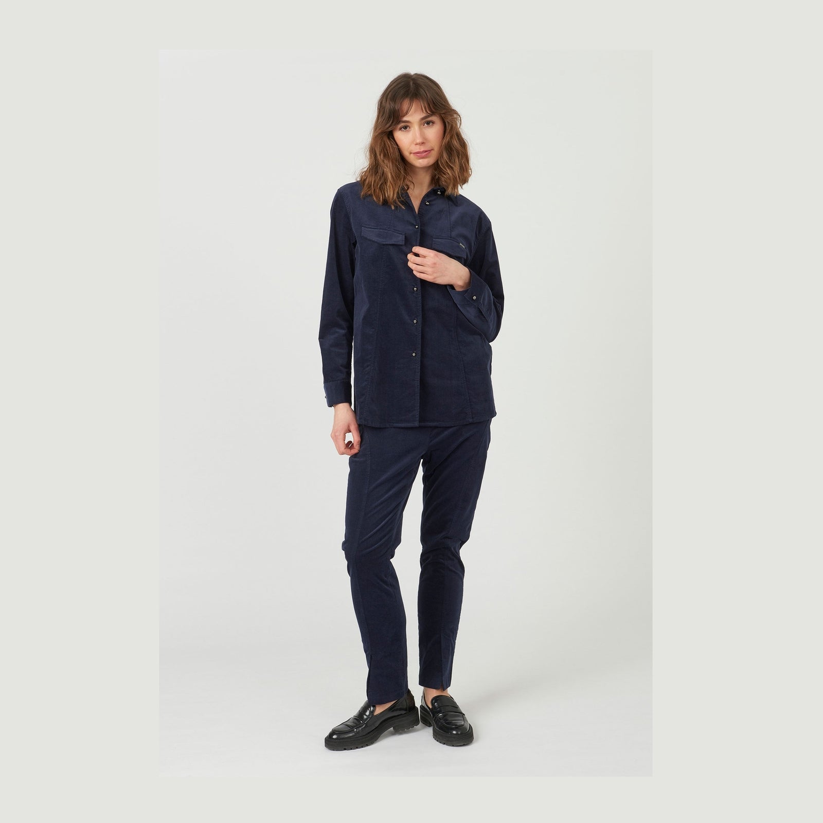 Elton ETMary Skjortebluser 009 Navy blue