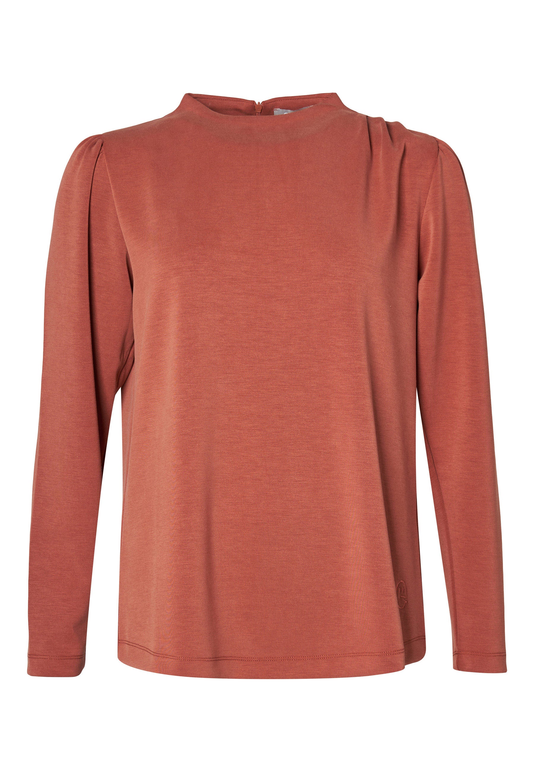 Elton ETMaryako Bluser 1650 Hazelnut Chocolate Brown