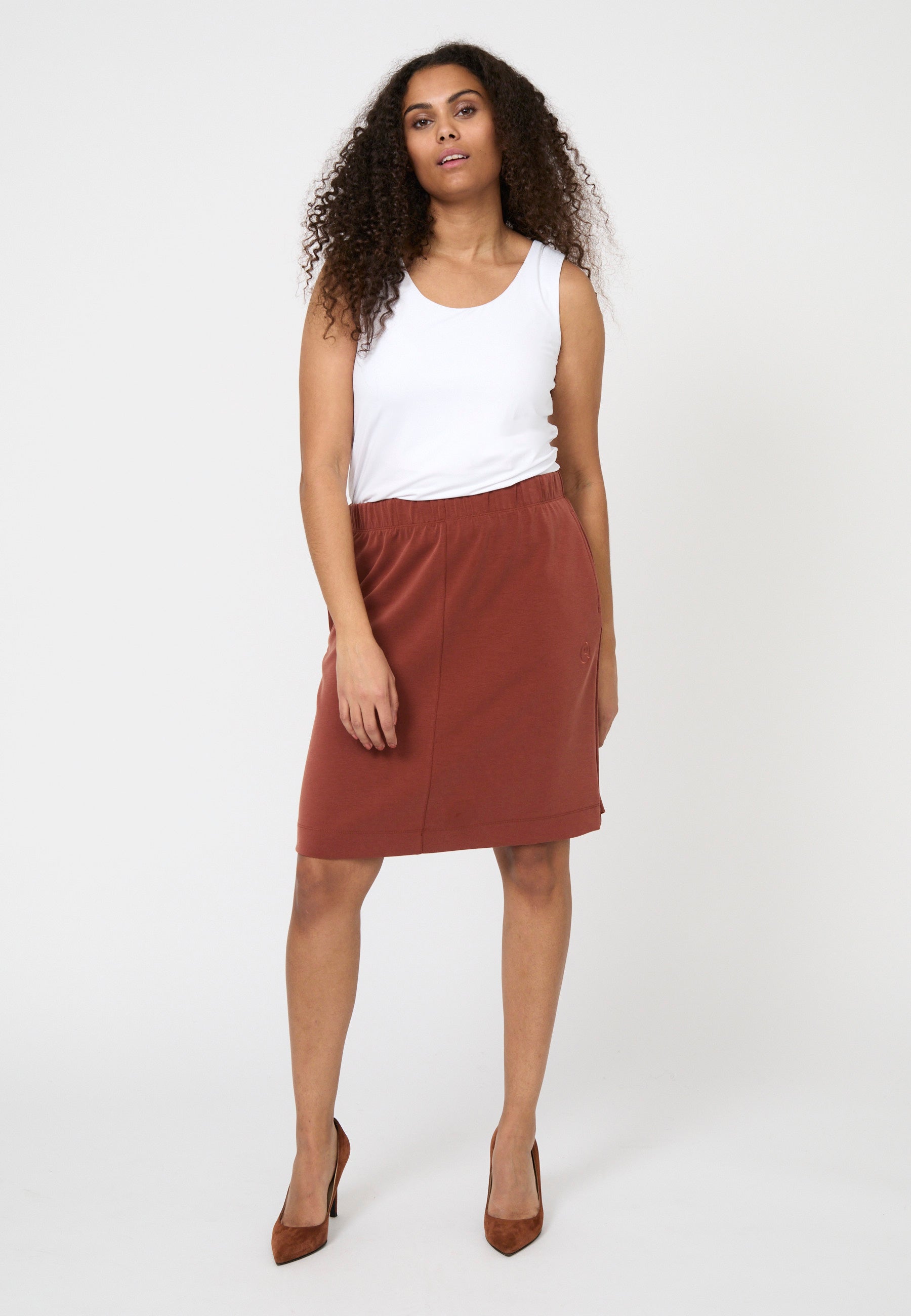 Elton ETMasa Nederdele 1650 Hazelnut Chocolate Brown