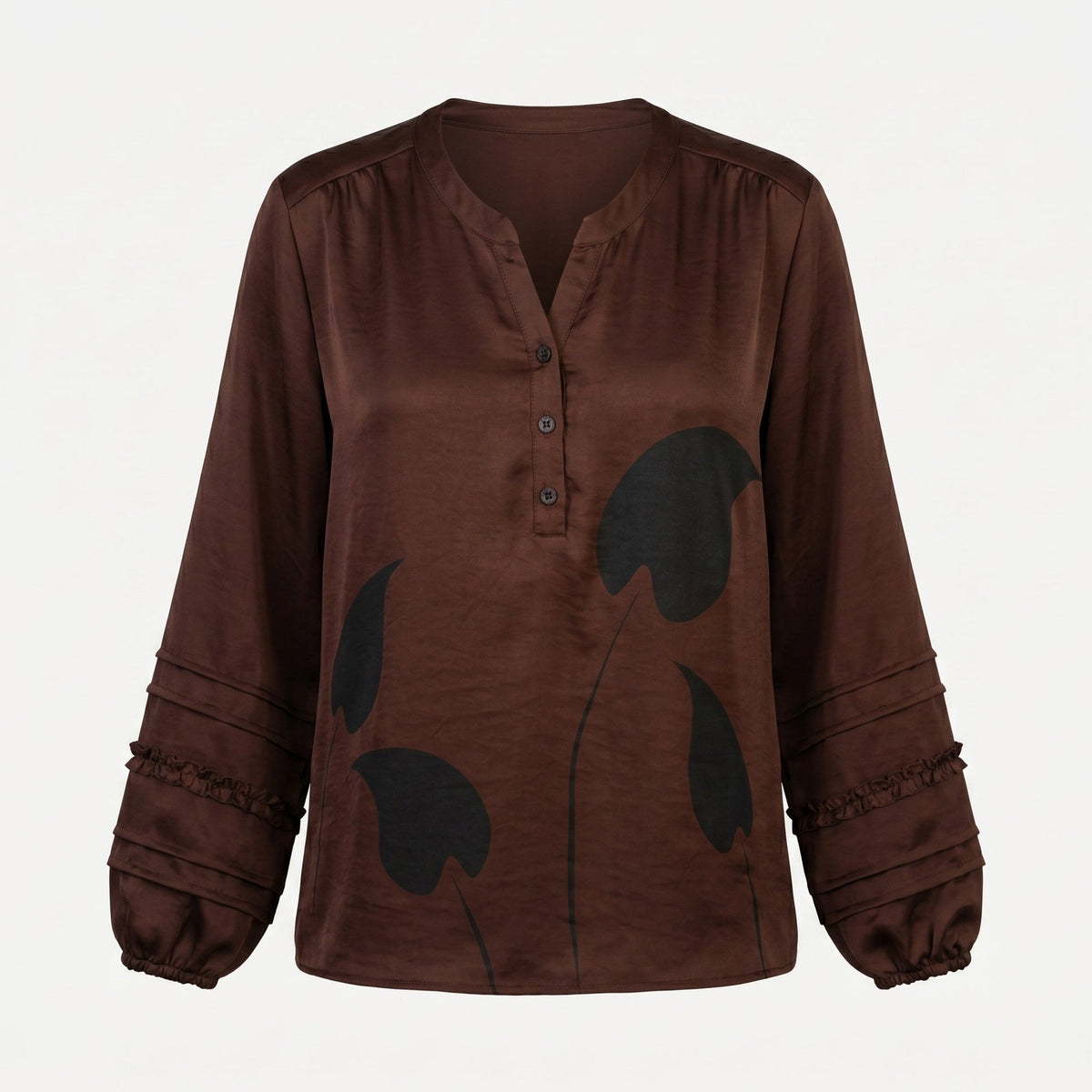 Elton ETMasha Skjortebluser 1451 Mocca Brown