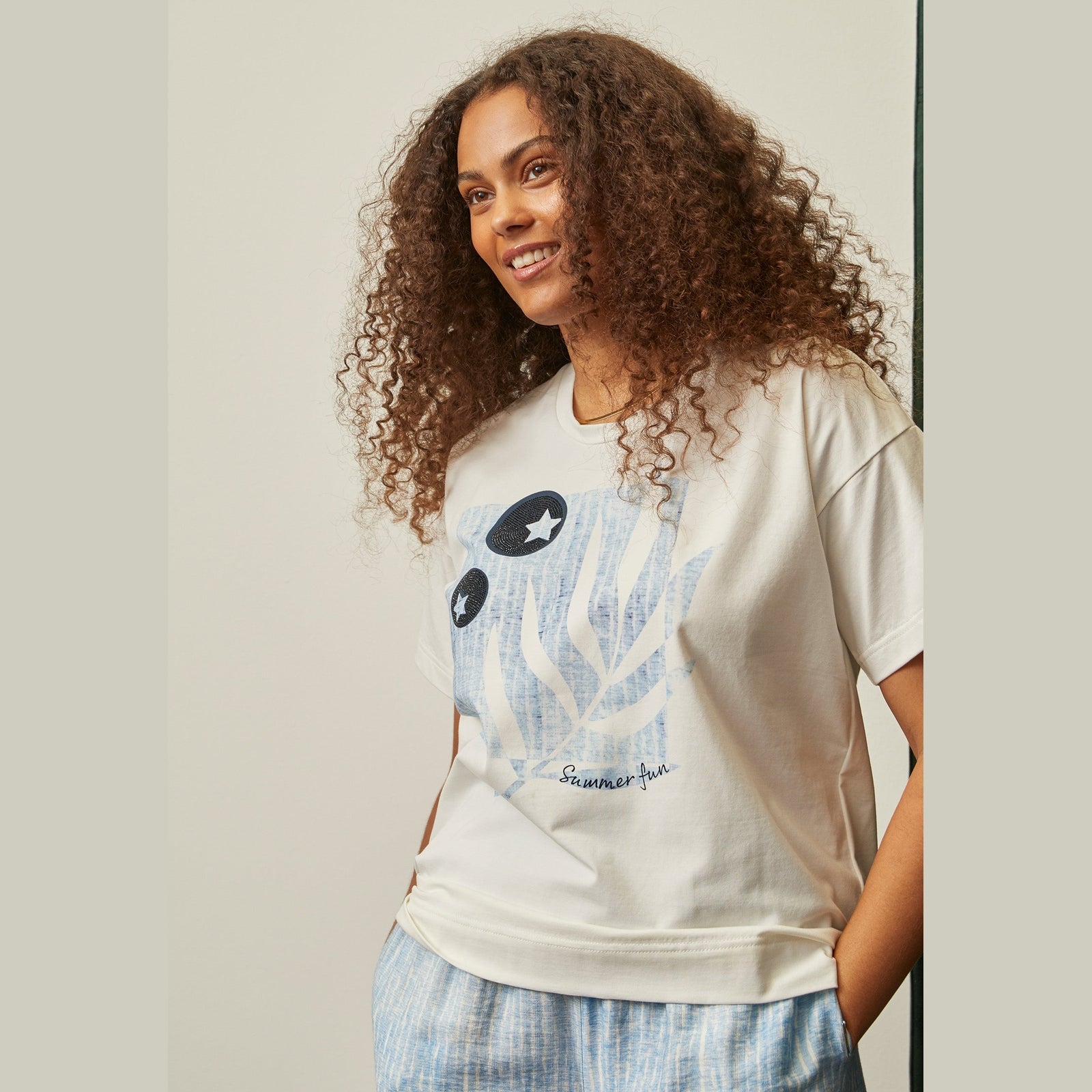 Elton ETMelita T-Shirt 5450 Sky Blue