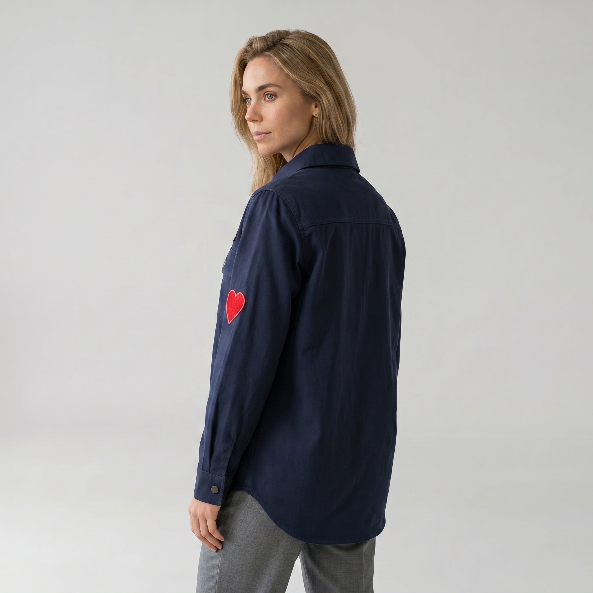 Elton ETNena Skjortebluser 5999 NAVY BLUE